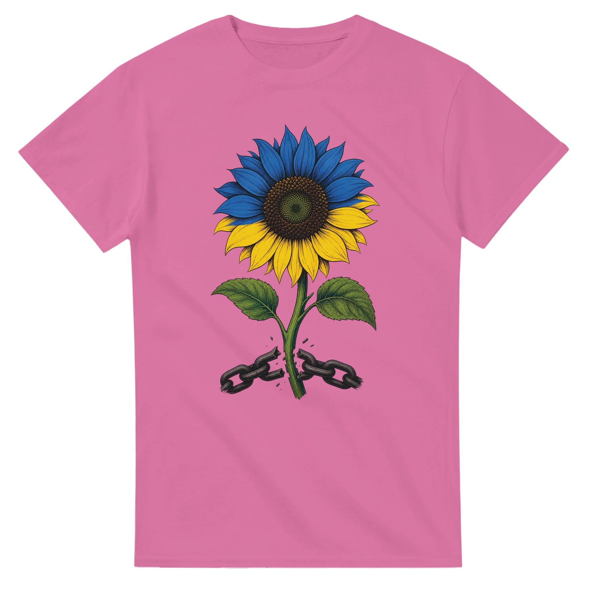 Ukraine Freedom Sunflower T-shirt — product view 4