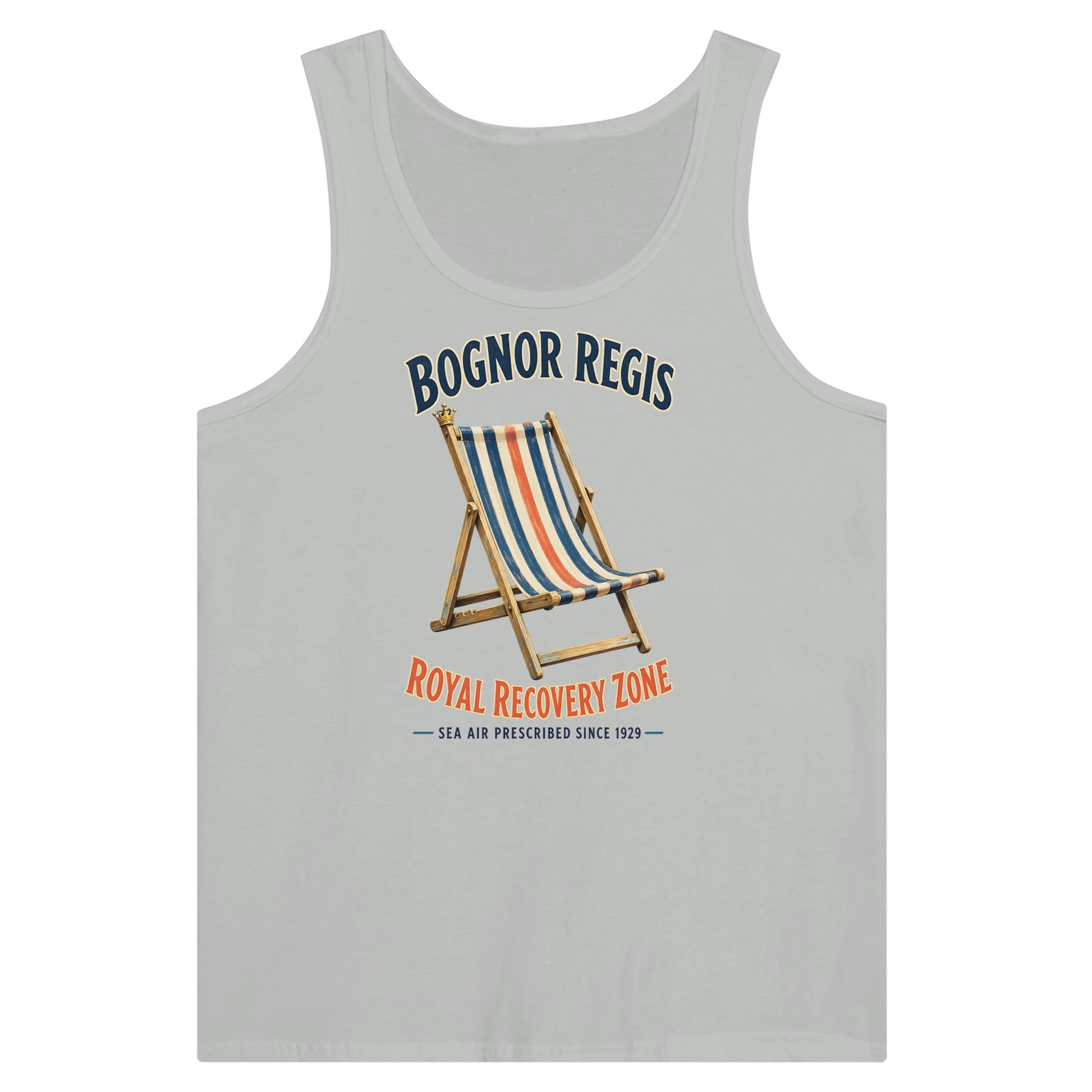 Bognor Regis Royal Recovery Zone Premium Unisex Tank Top — product view 5
