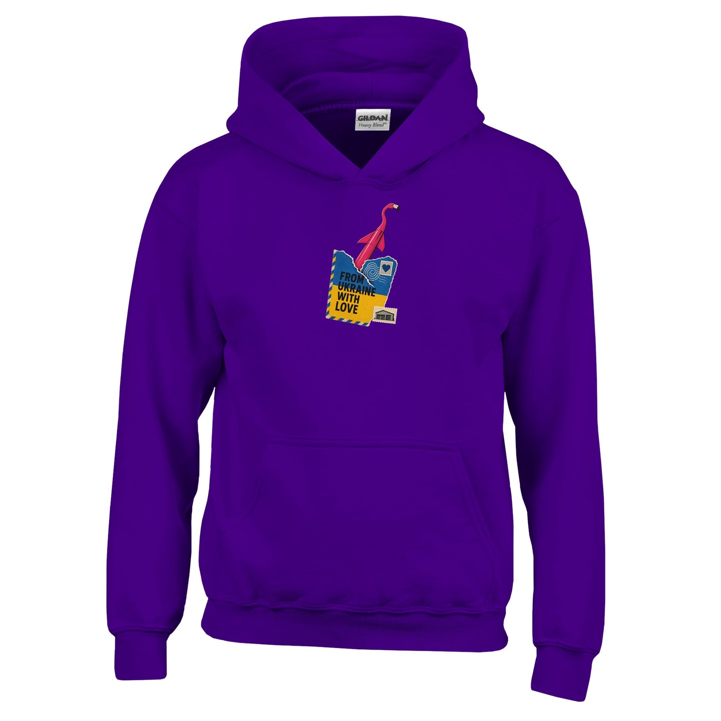 From Ukraine With Love Kids' Hoodie — product view 10