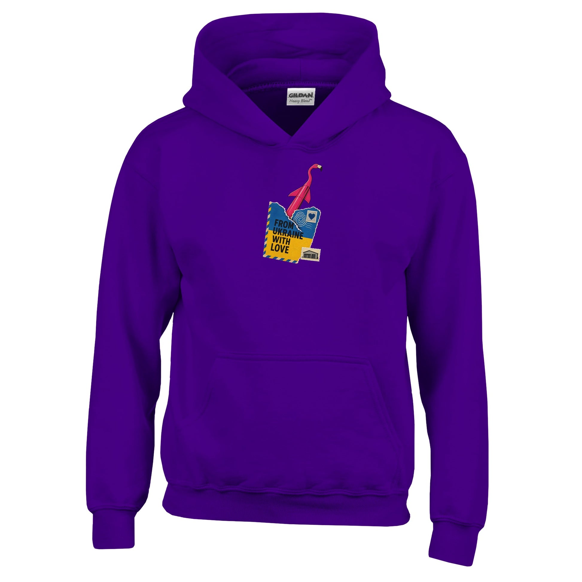 From Ukraine With Love Kids' Hoodie — product view 10