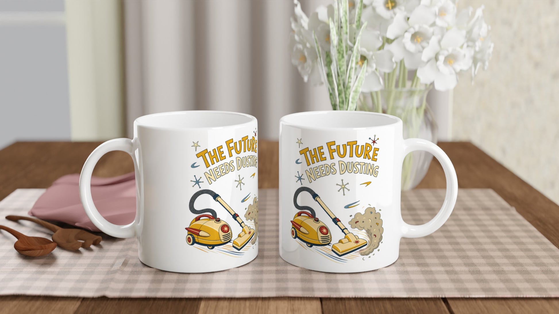 The Future Needs Dusting Mug — product view 4