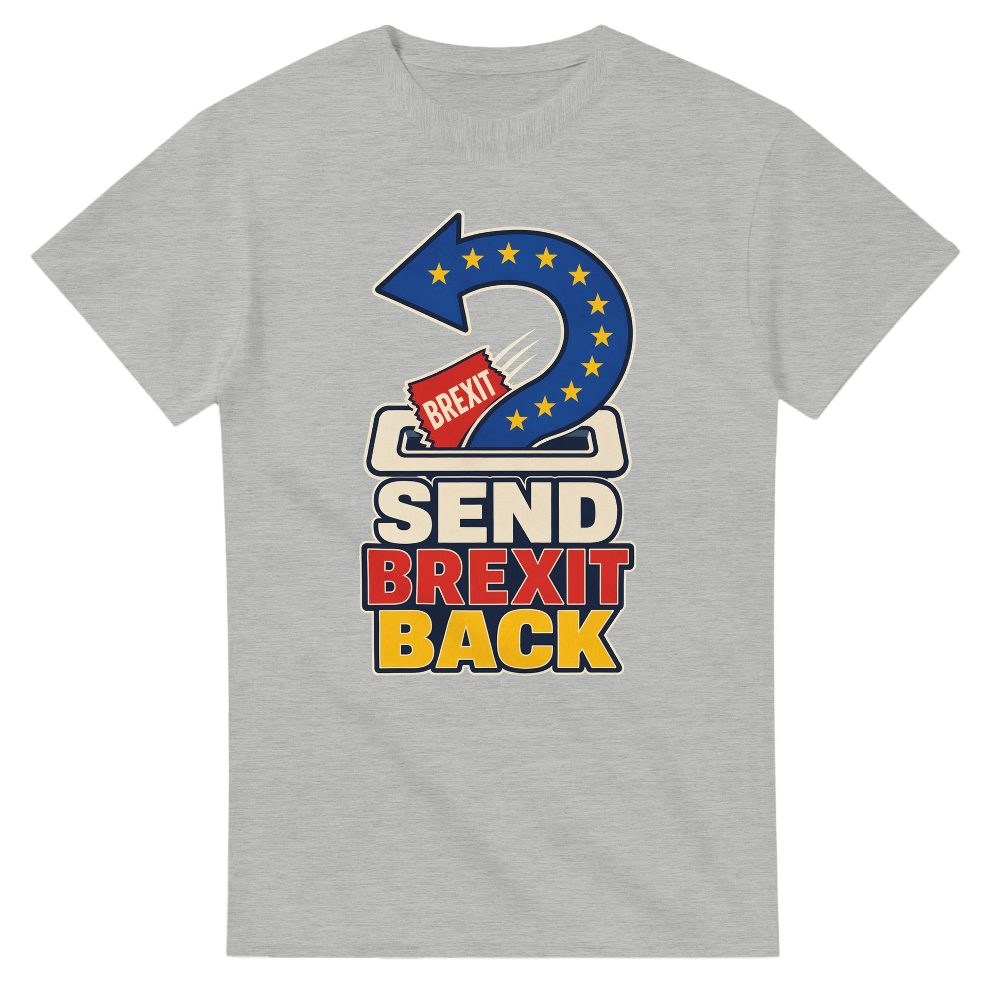 Send Brexit Back Pro-EU Graphic T-shirt — product view 2