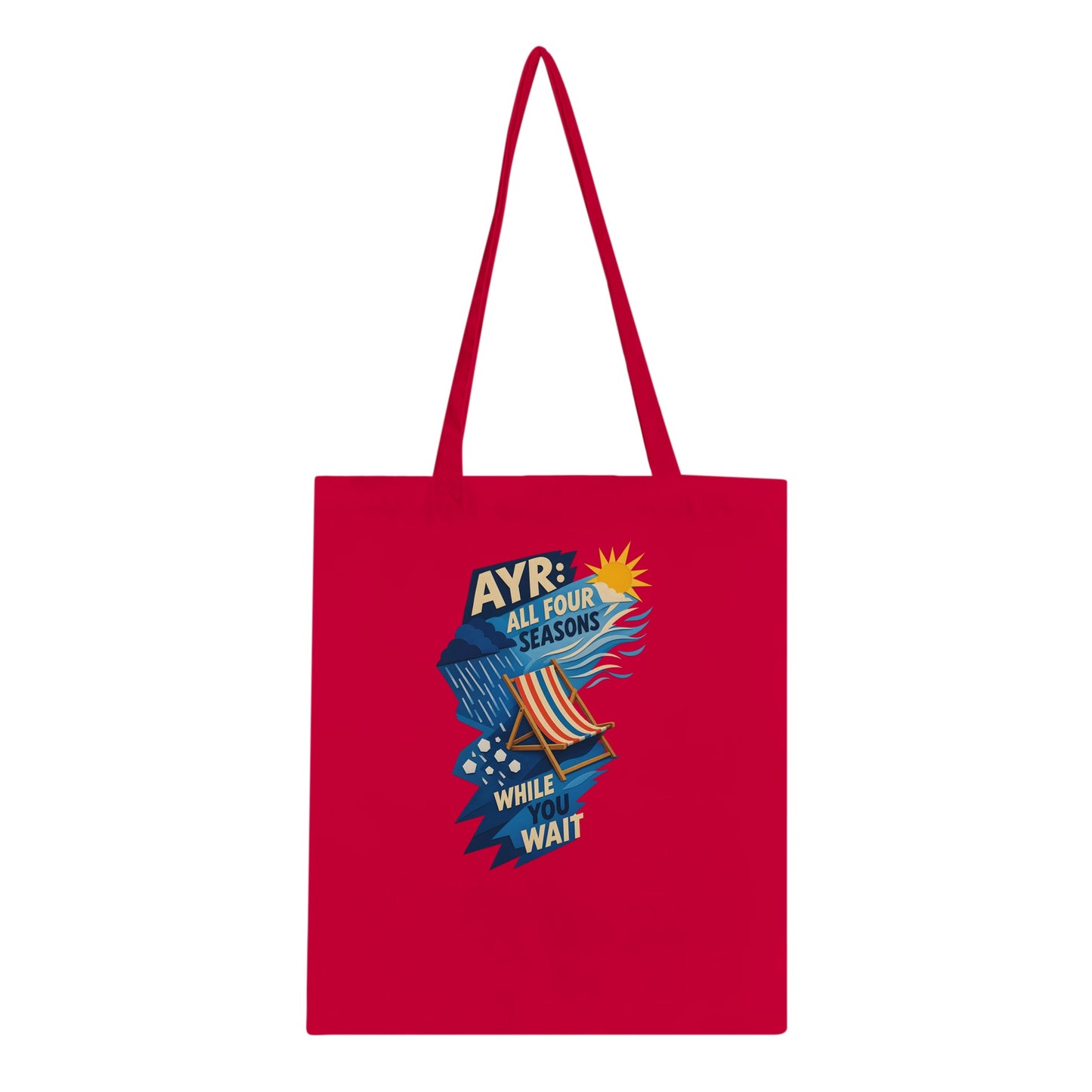Ayr: All Four Seasons While You Wait Tote Bag — product view 4