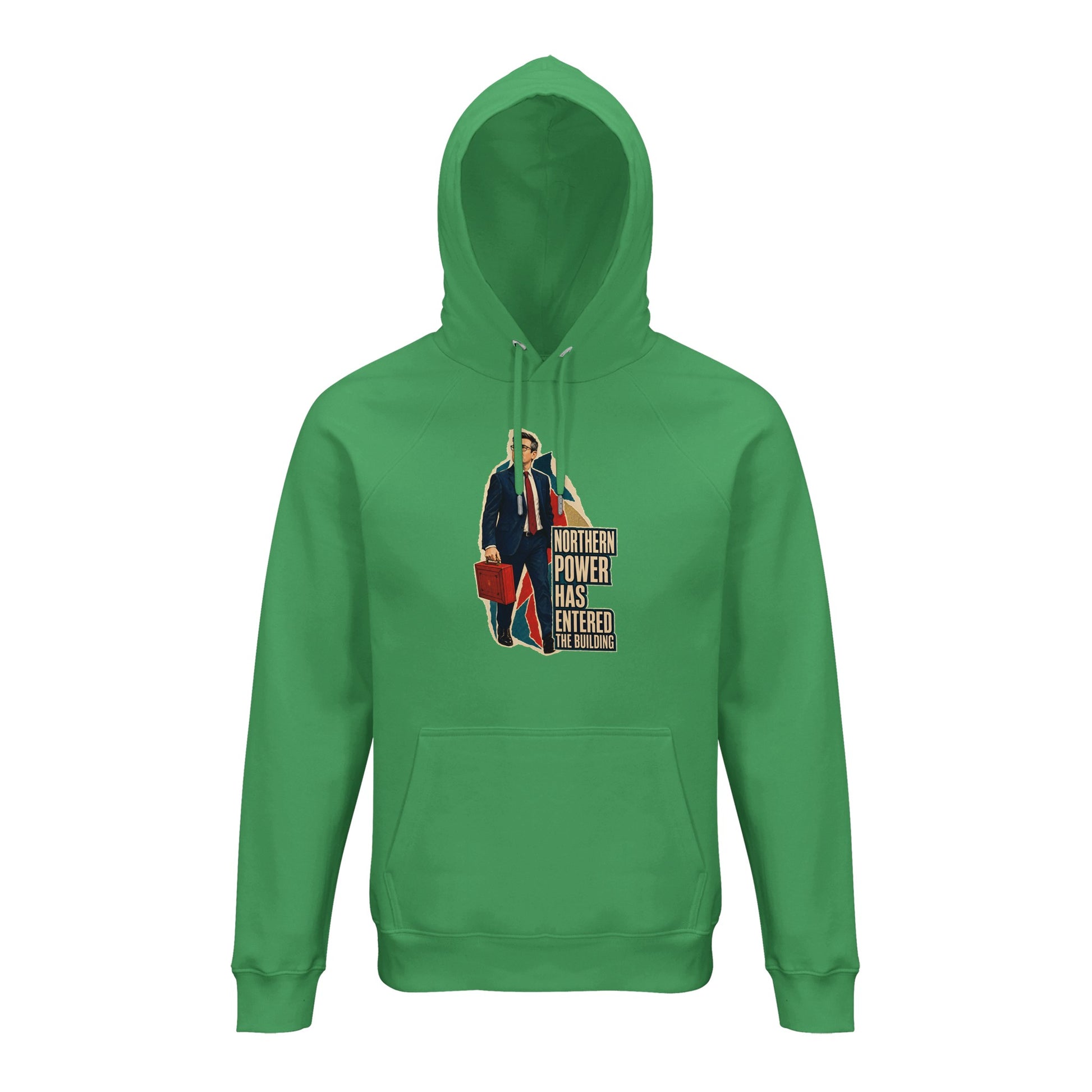 Northern Power Has Entered the Building Tote Bag Hoodie — product view 6