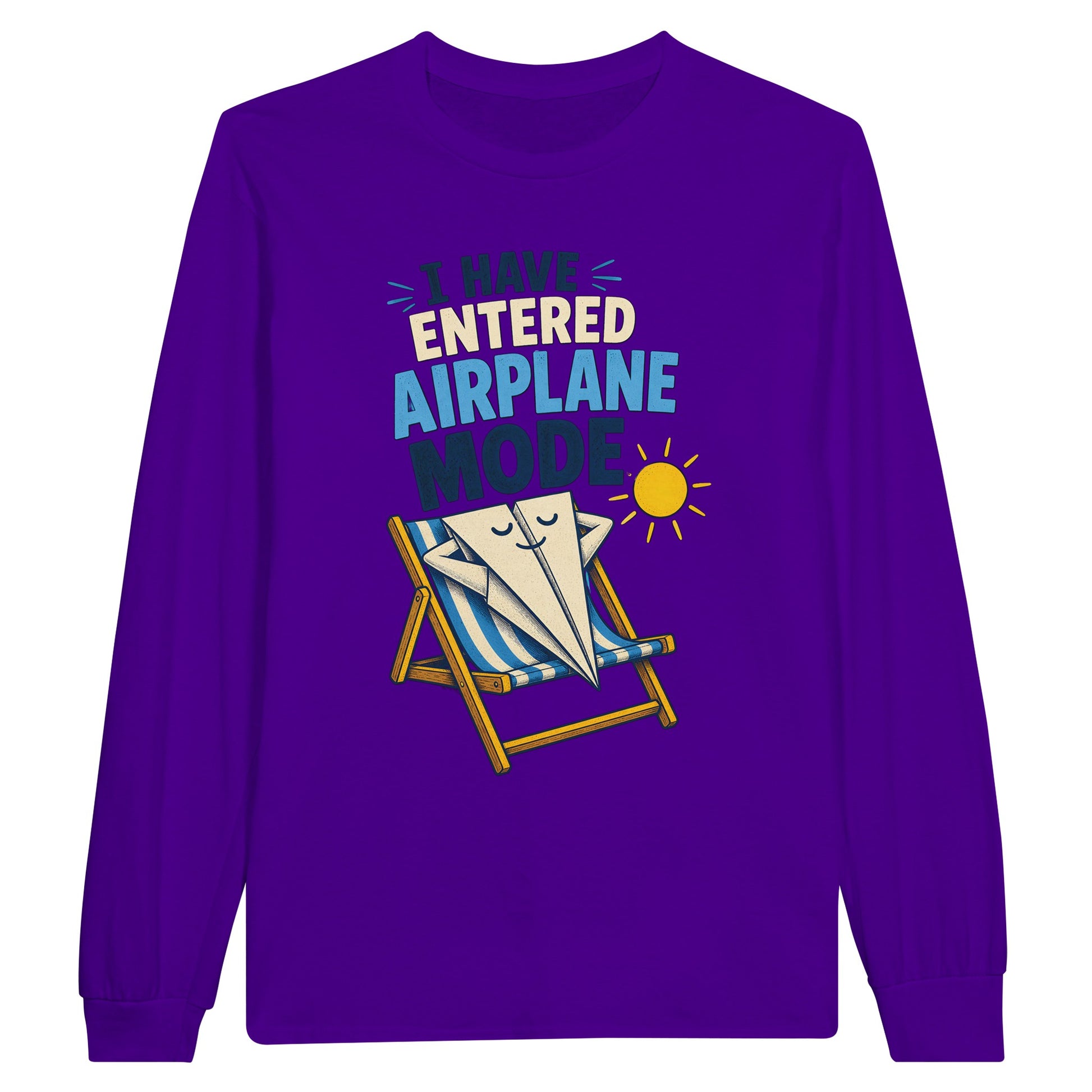 I Have Entered Airplane Mode Graphic Long-Sleeve T-shirt — product view 13