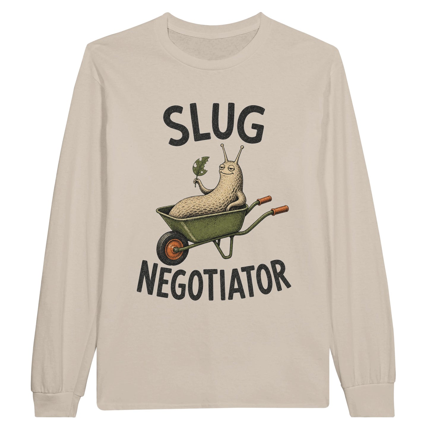 Slug Negotiator Garden Graphic Long-Sleeve T-shirt — product view 3
