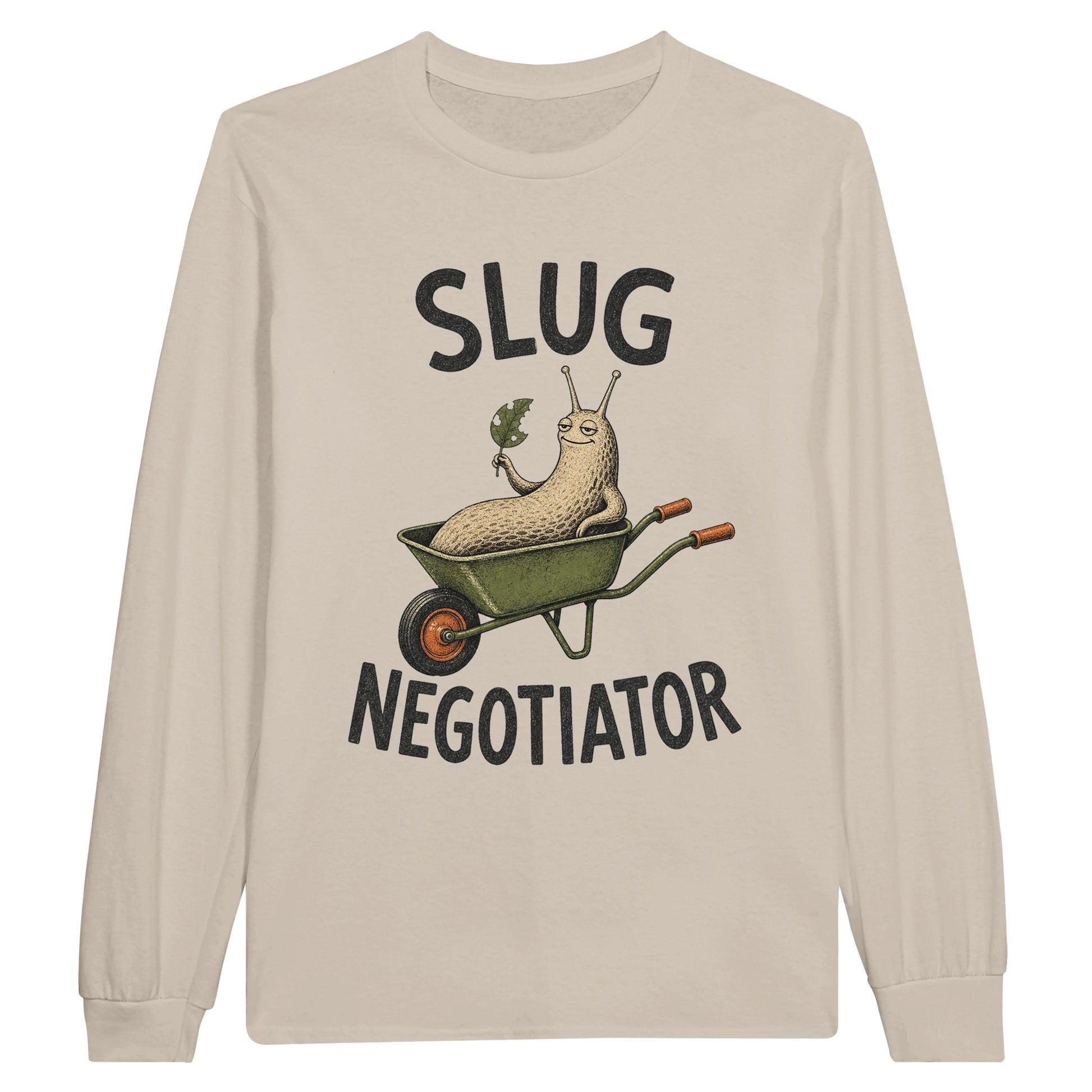 Slug Negotiator Garden Graphic Long-Sleeve T-shirt — product view 3