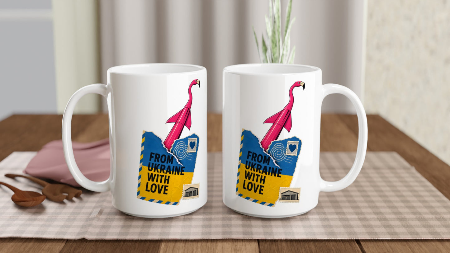 From Ukraine With Love Large Mug — product view 5