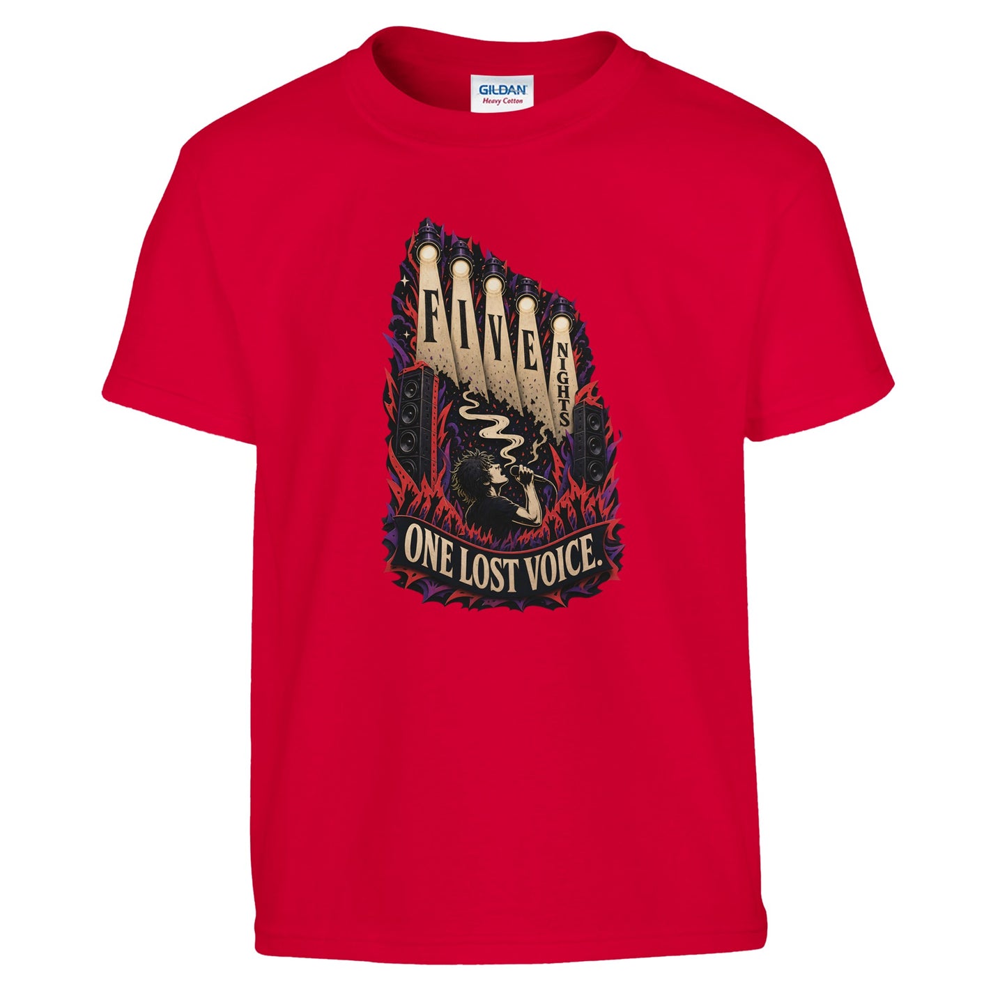 Five Nights, One Lost Voice Kids' T-shirt — product view 5