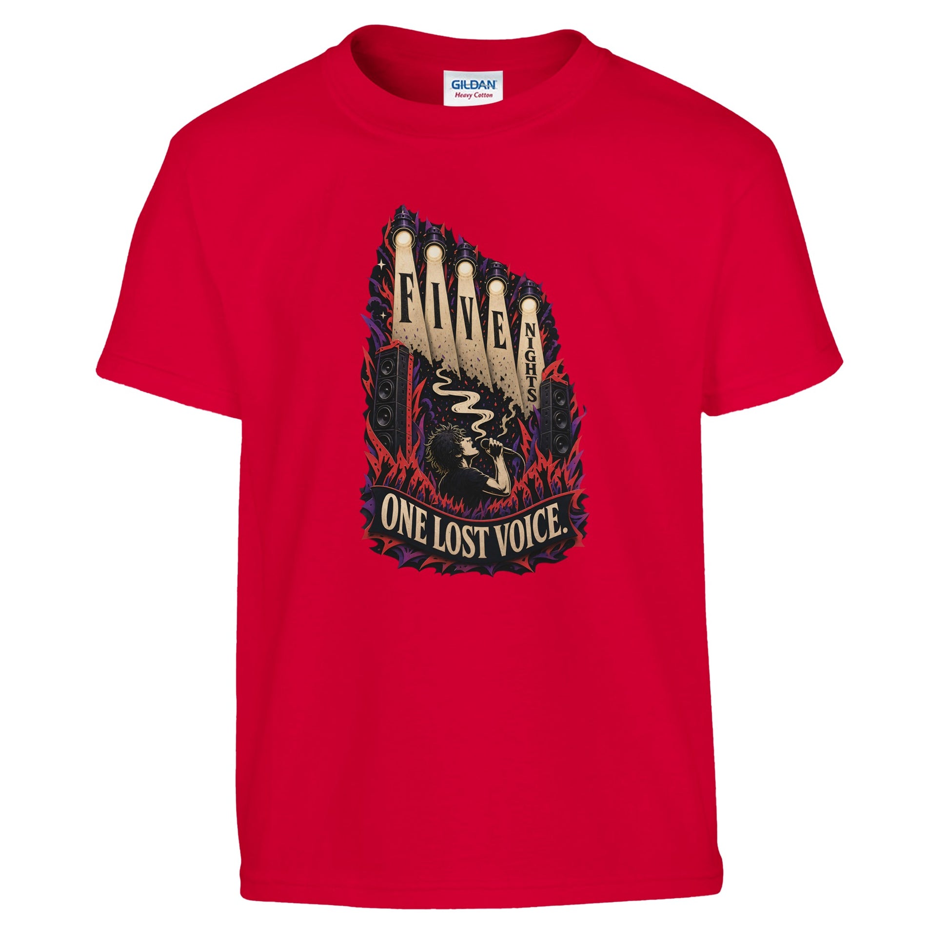 Five Nights, One Lost Voice Kids' T-shirt — product view 5