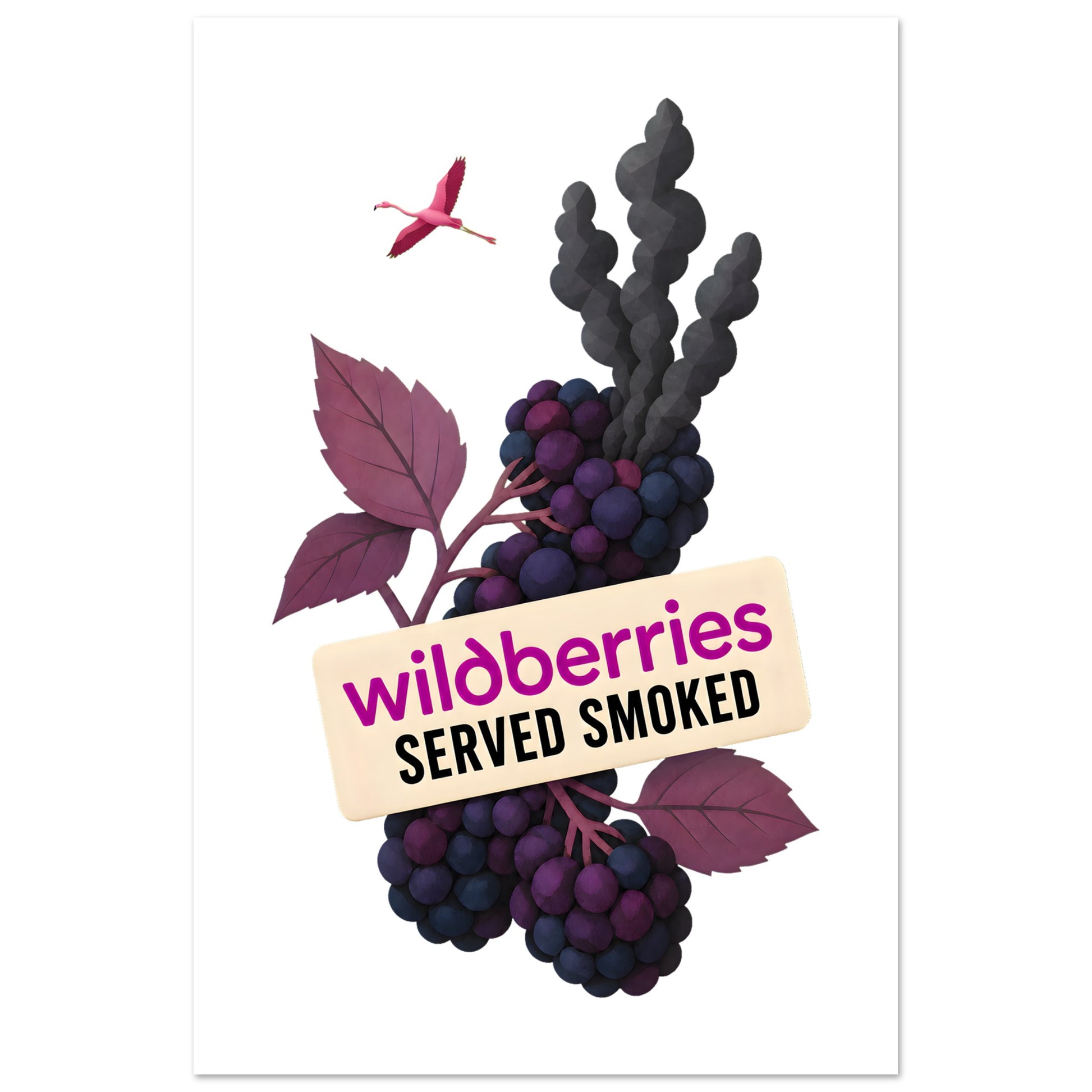 Wildberries, Served Smoked Poster — product view 6