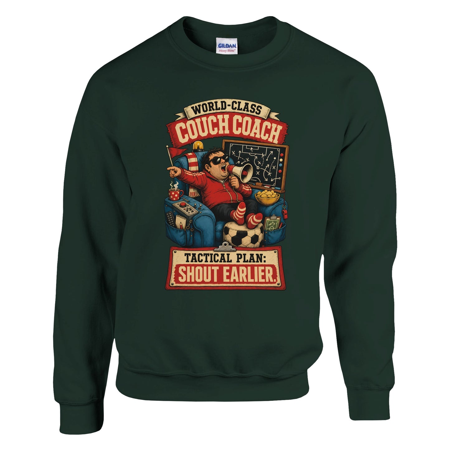 World-Class Couch Coach Sweatshirt — product view 4