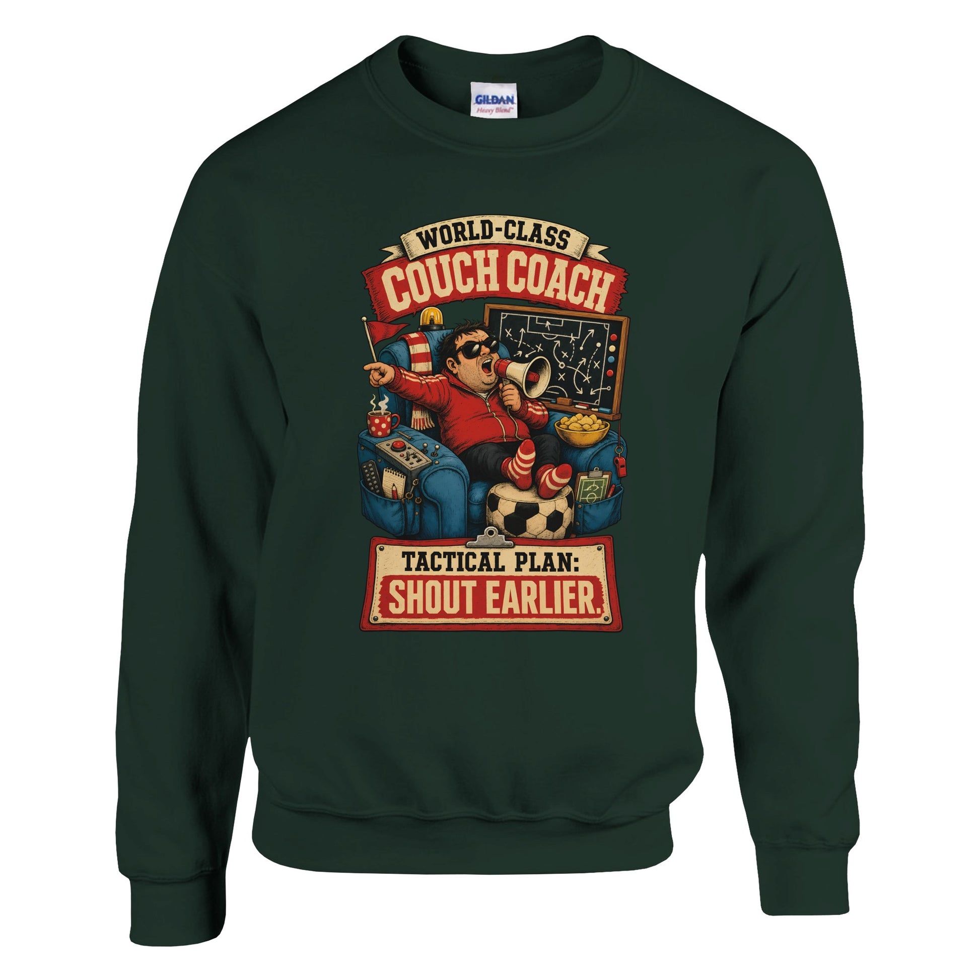 World-Class Couch Coach Sweatshirt — product view 4