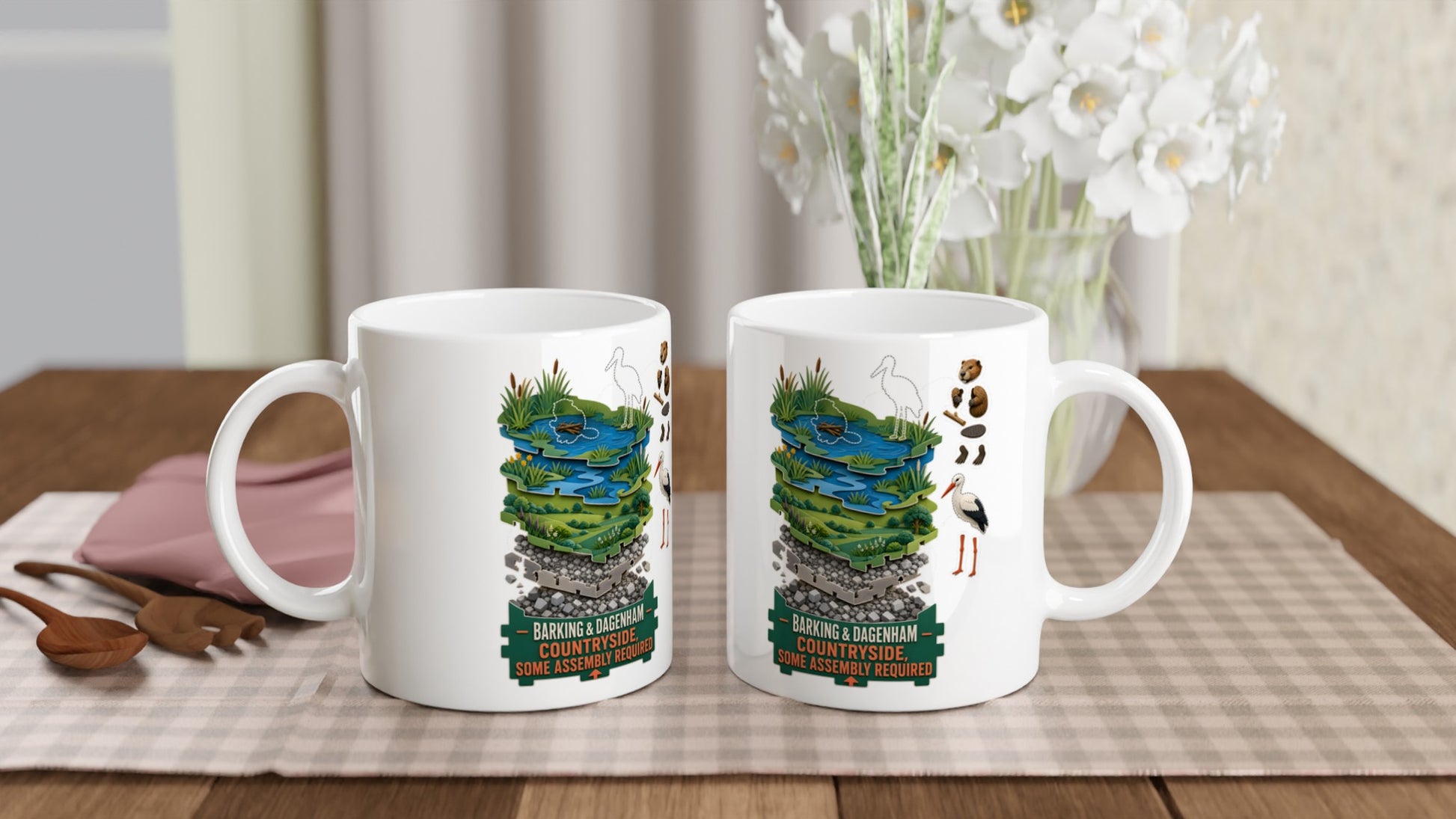 Barking & Dagenham Countryside Mug — product view 4