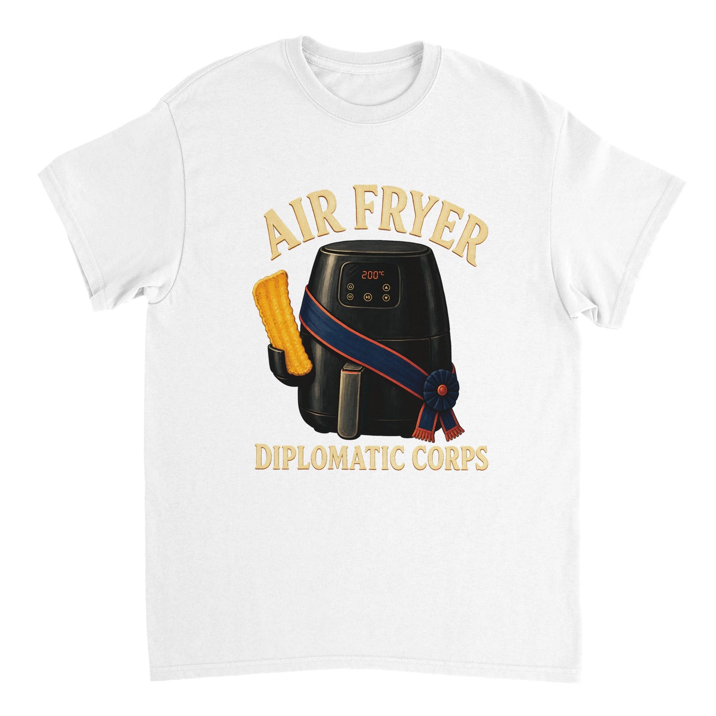 Air Fryer Diplomatic Corps T-shirt — product view 17