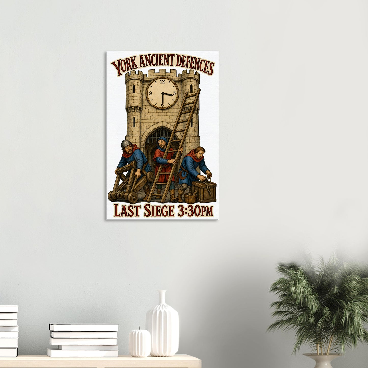 York Ancient Defences – Last Siege 3:30pm Canvas — product view 4