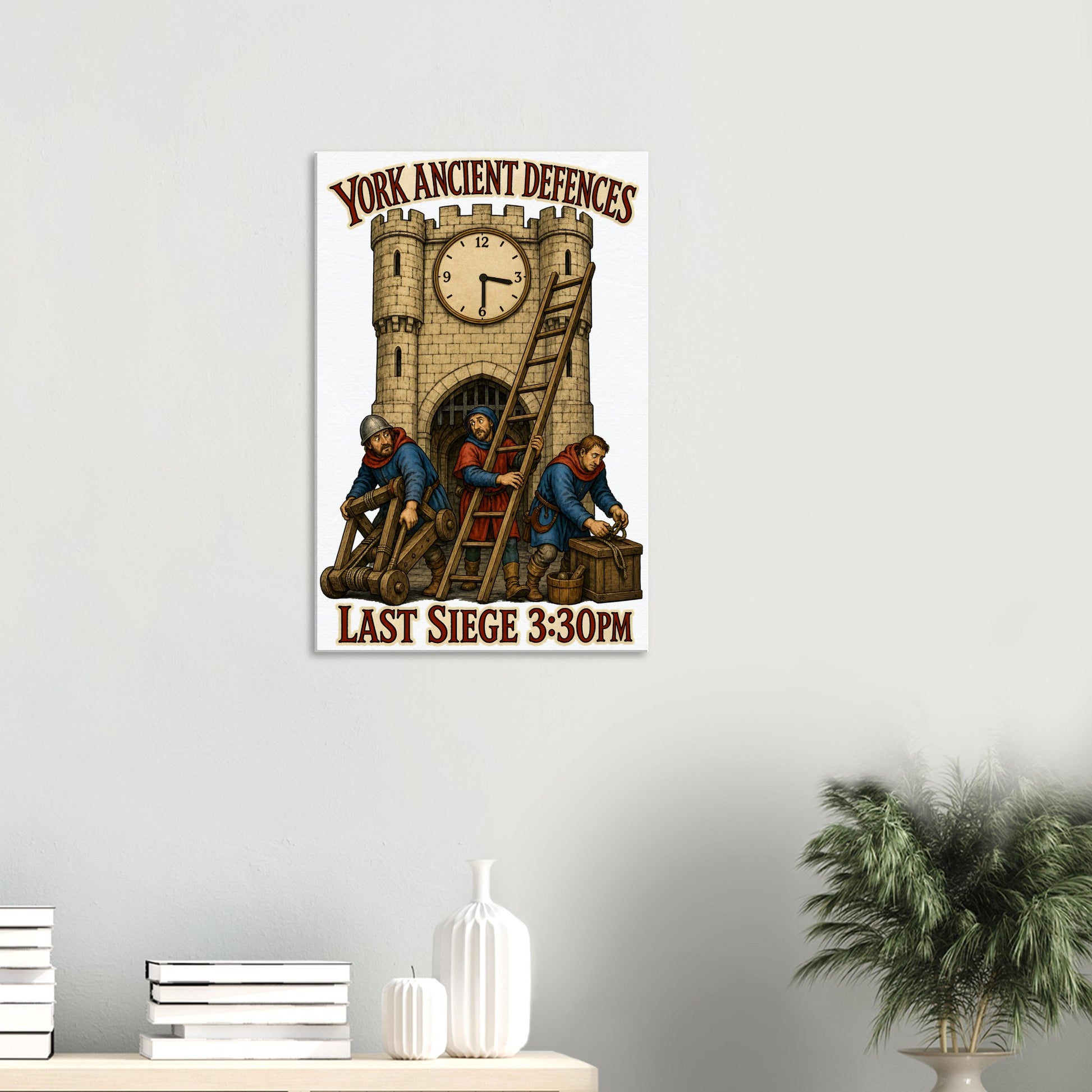 York Ancient Defences – Last Siege 3:30pm Canvas — product view 4