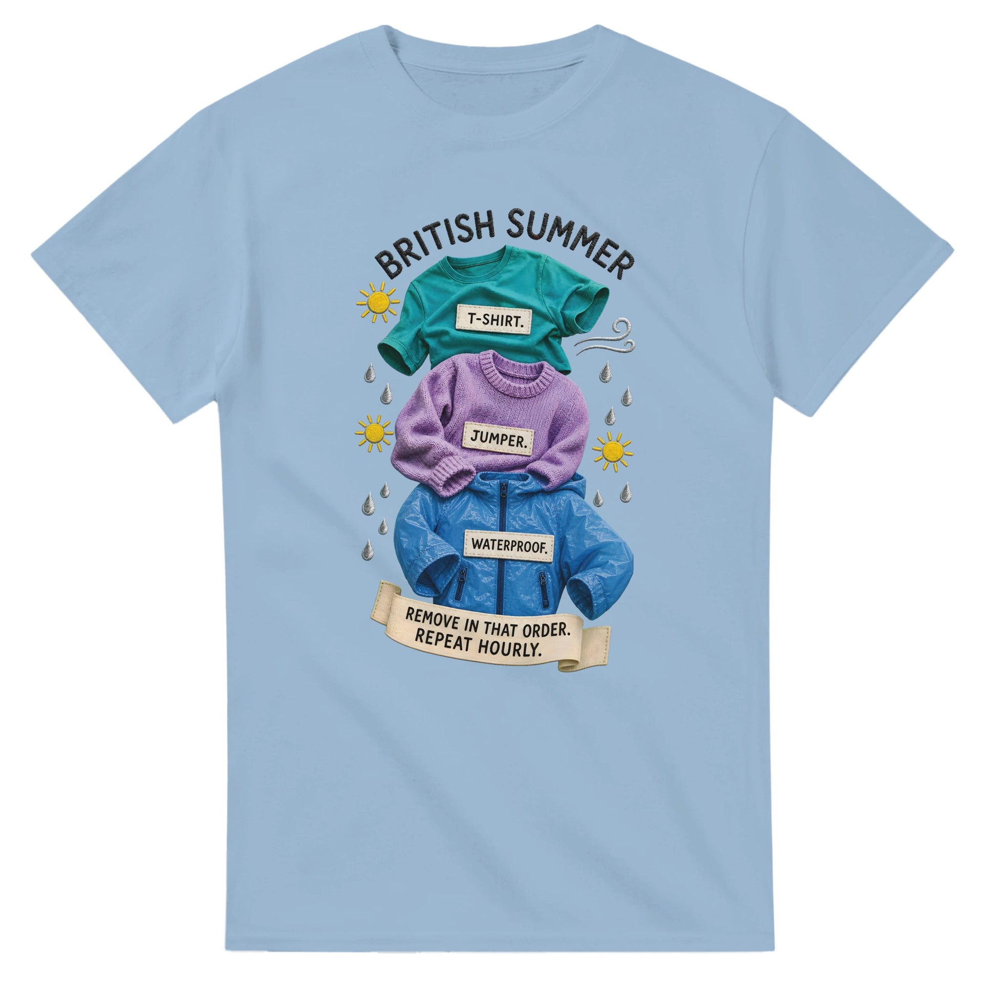 British Summer: Repeat Layers Hourly T-shirt — product view 15
