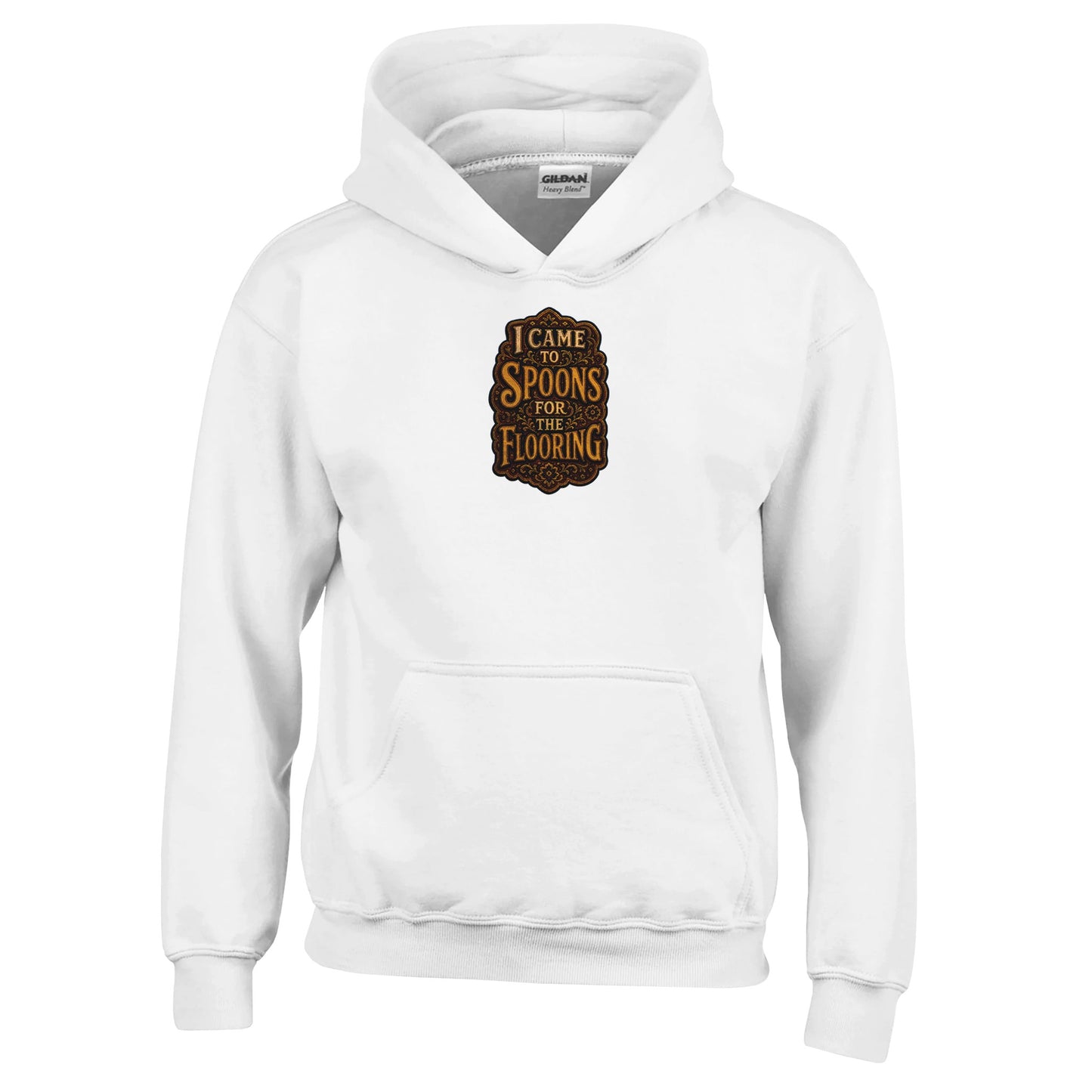 I Came to Spoons for the Flooring Kids' Hoodie — product view 1