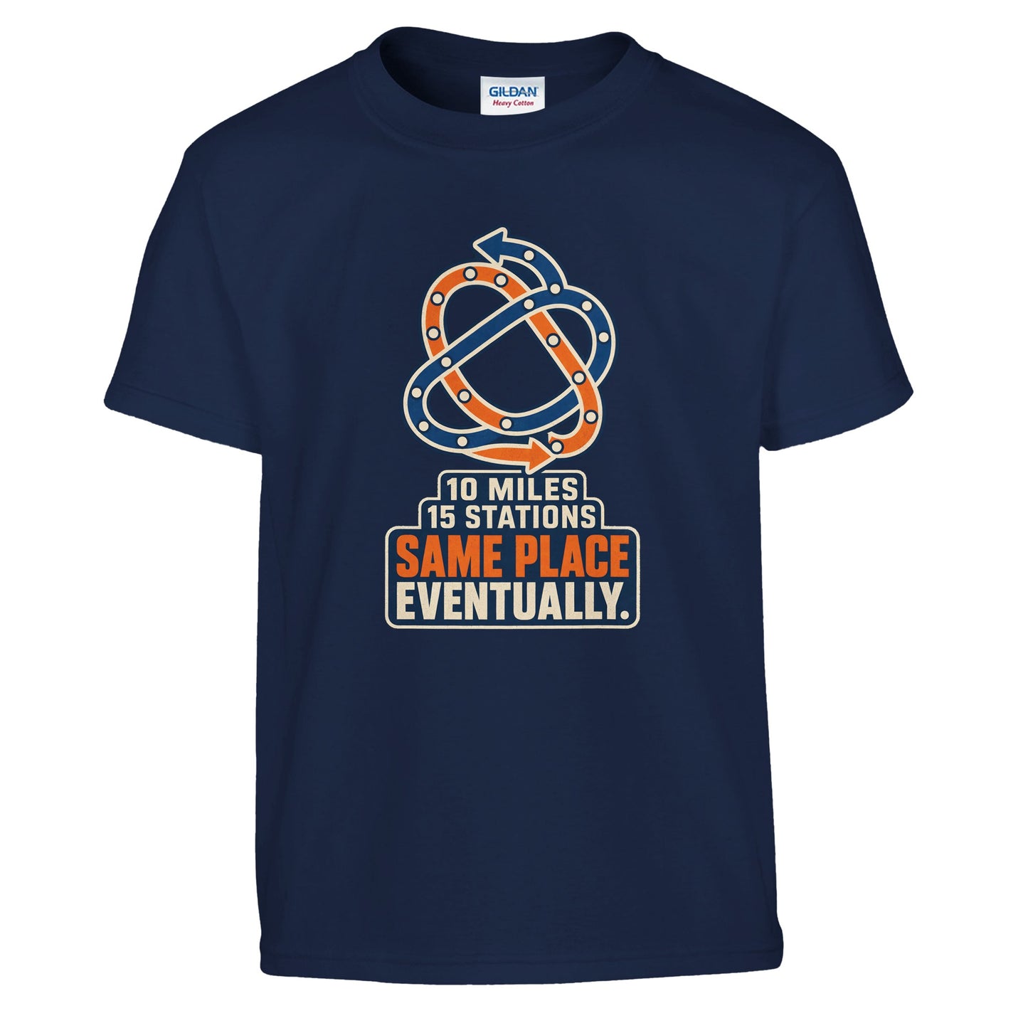 Glasgow Same Place Eventually Kids' T-shirt — product view 7