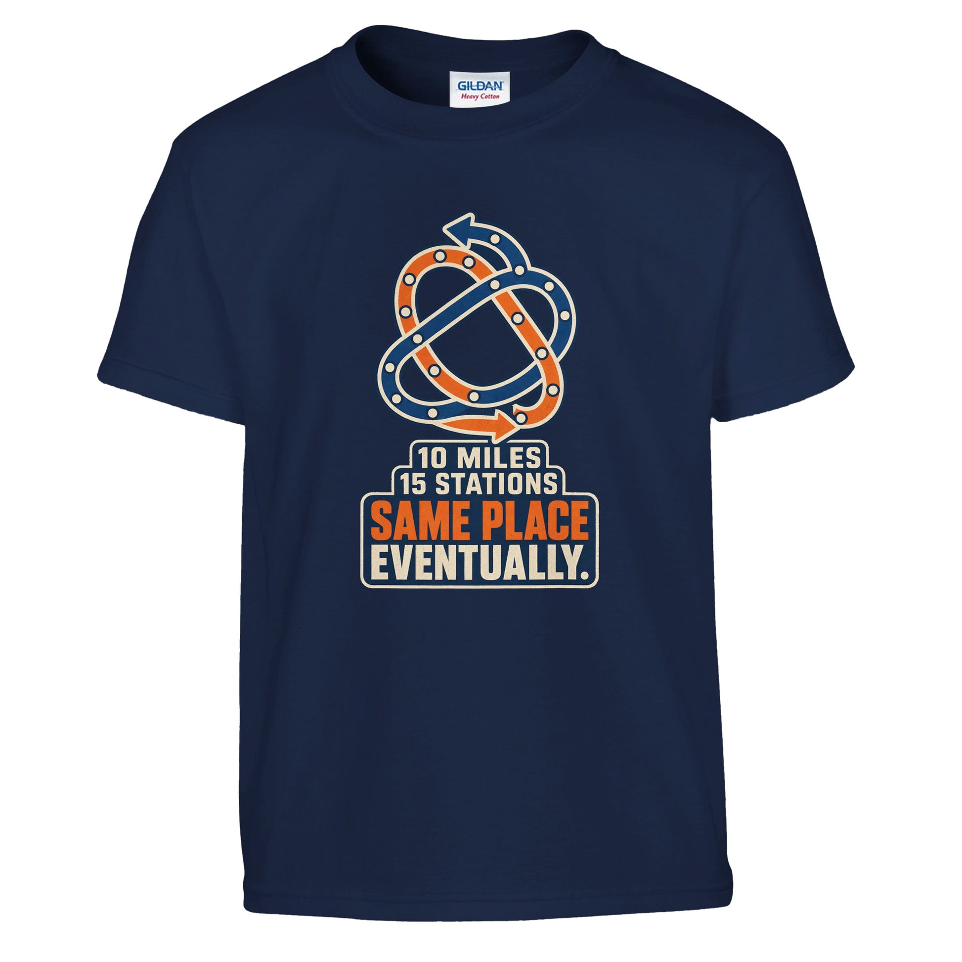 Glasgow Same Place Eventually Kids' T-shirt — product view 7