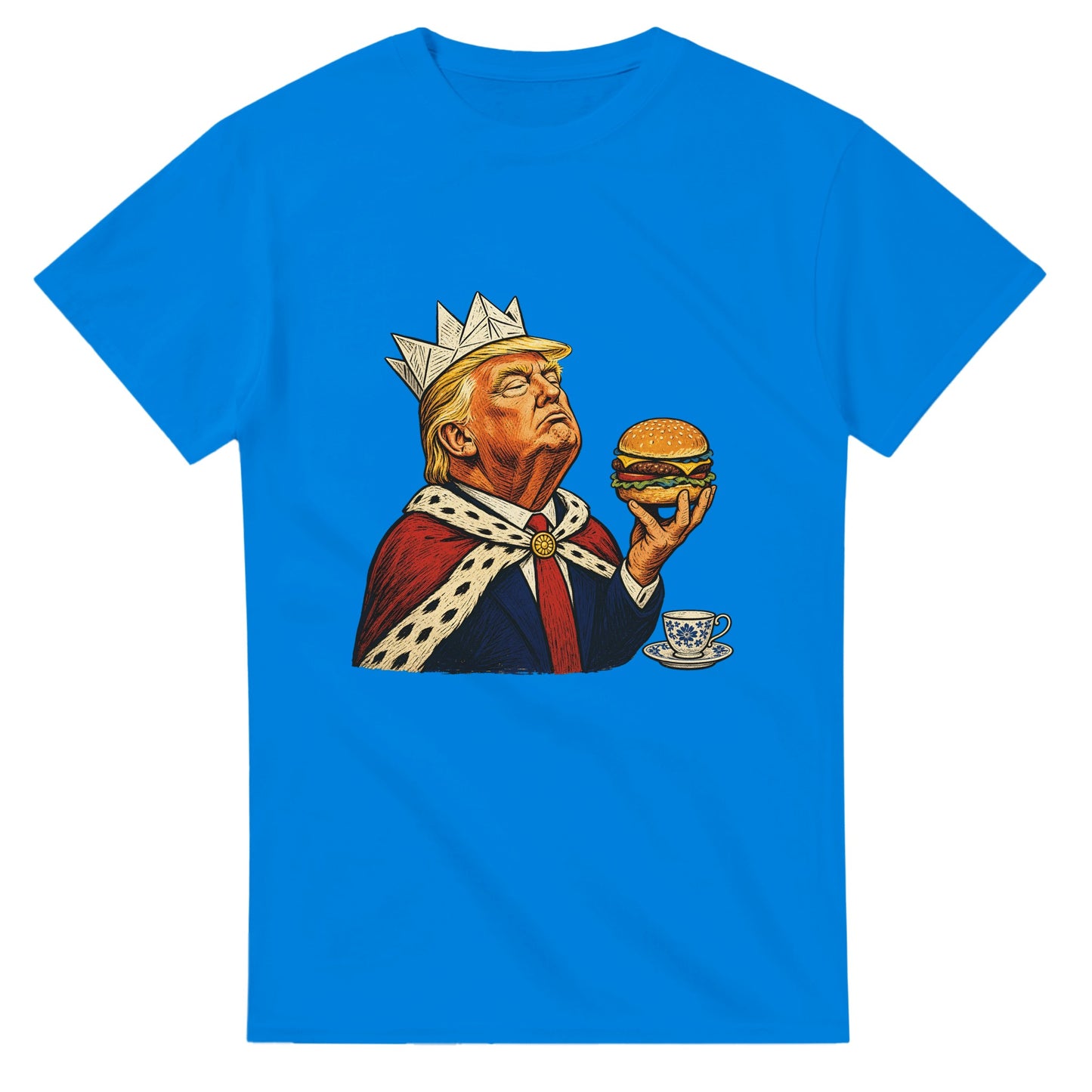 The Very Temporary Monarch — Trump Satire T-shirt — product view 2