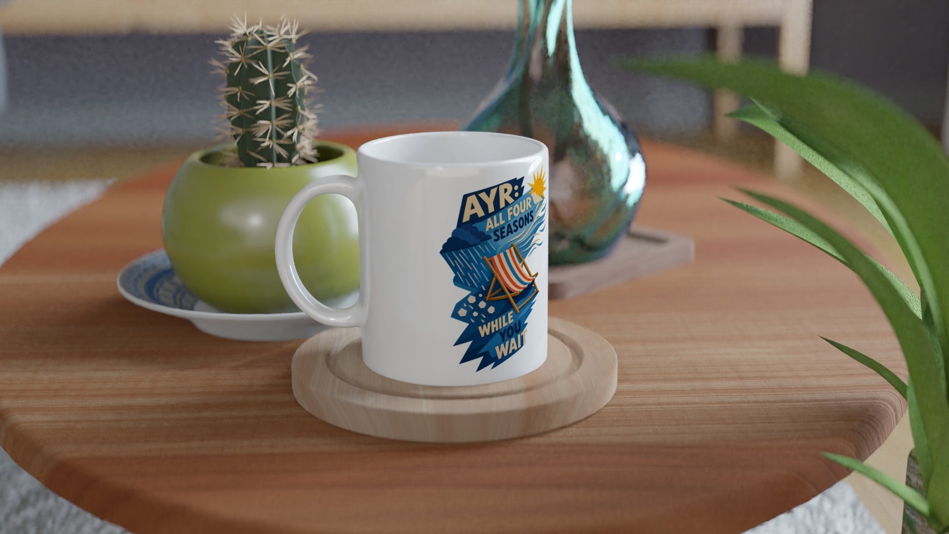 Ayr: All Four Seasons While You Wait Mug — product view 3
