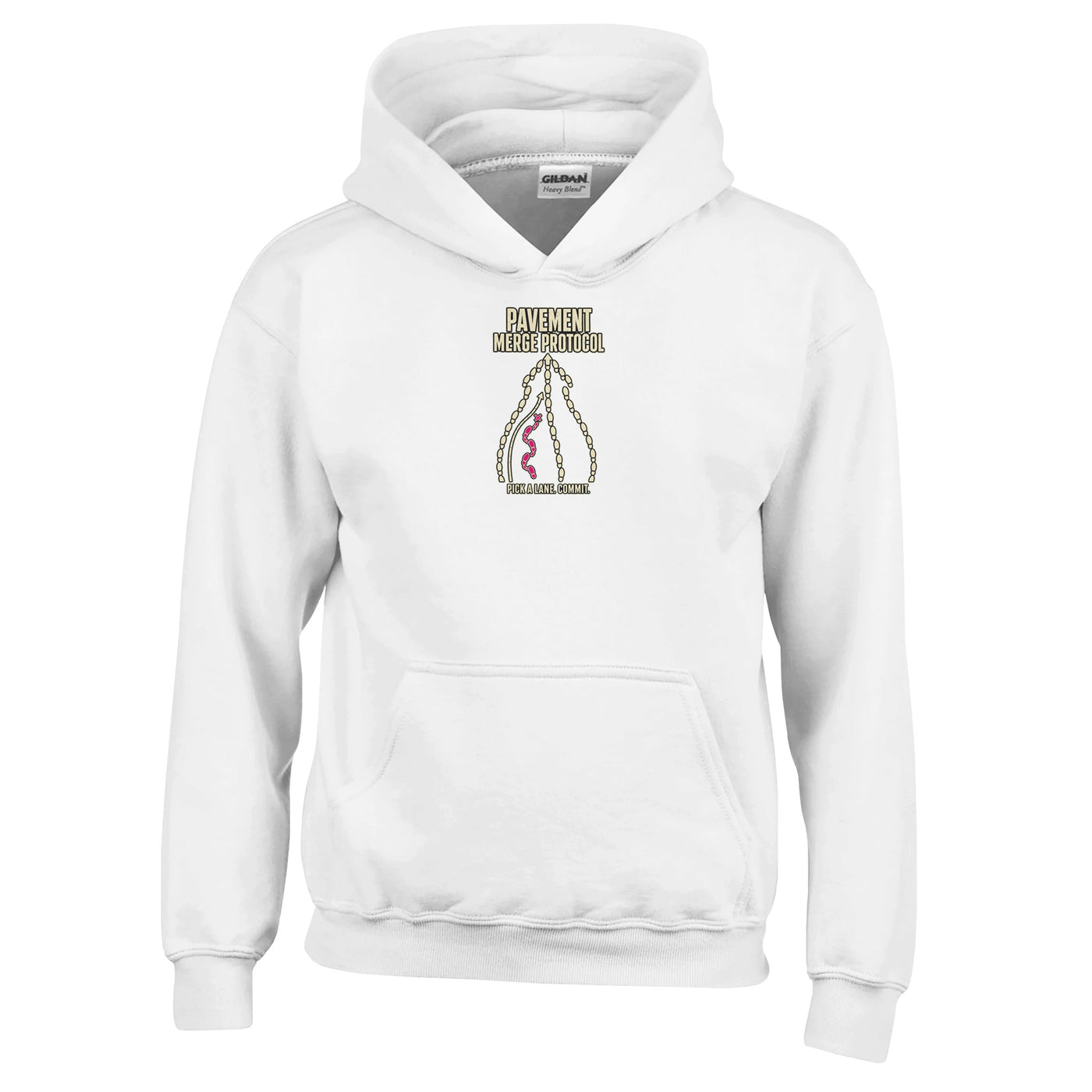 Pavement Merge Protocol — Pick a Lane Kids' Hoodie
