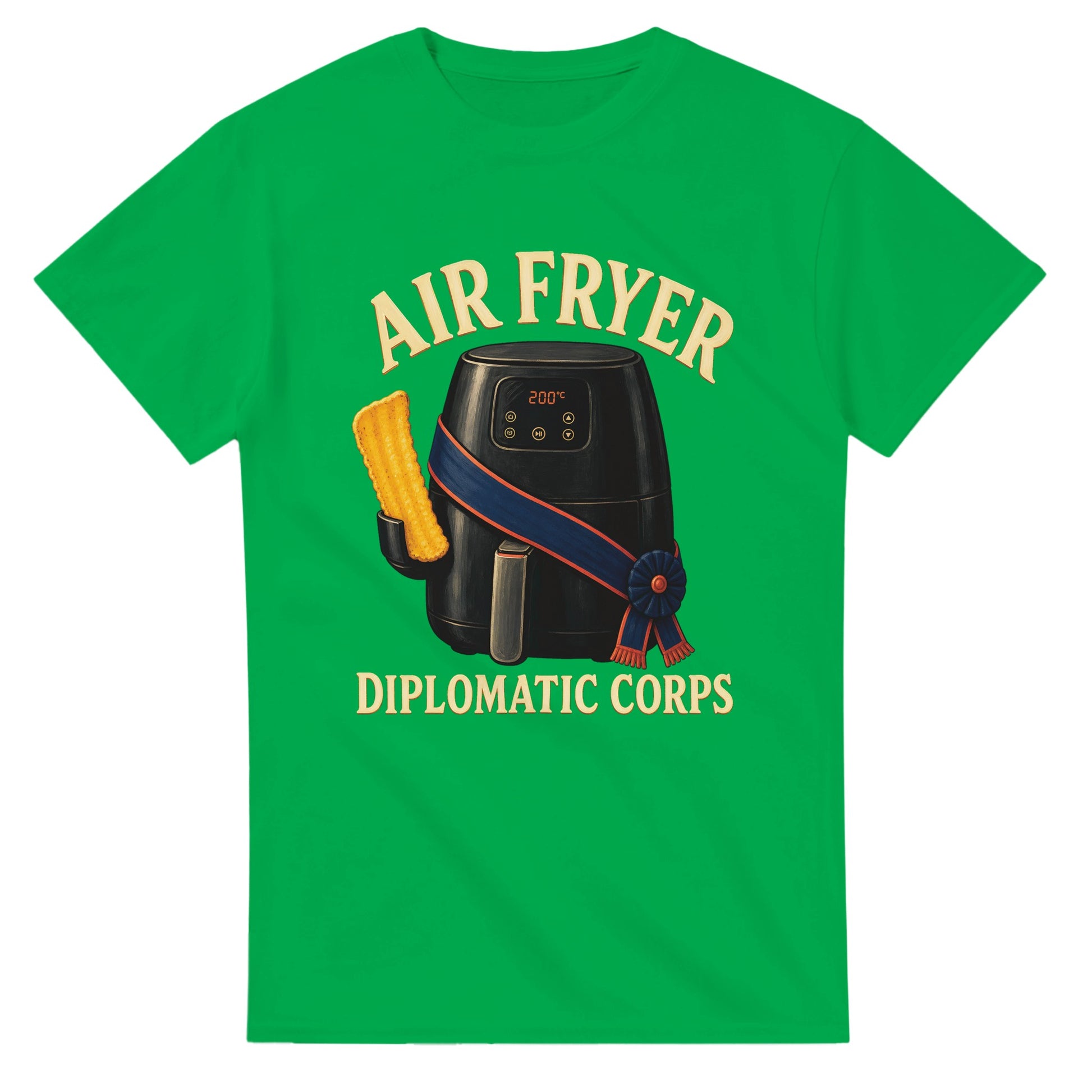 Air Fryer Diplomatic Corps T-shirt — product view 11