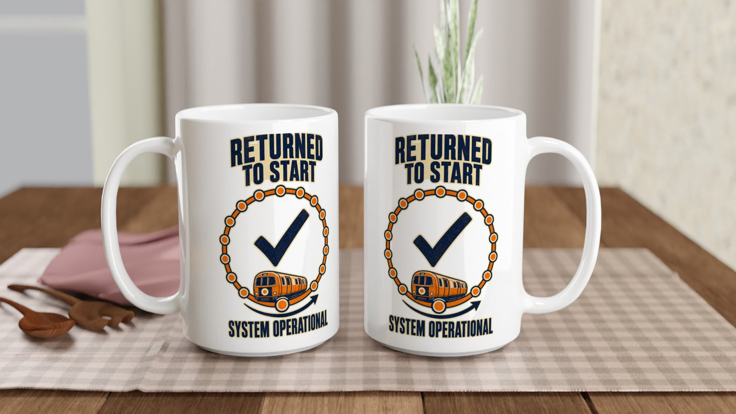 Glasgow Subway: System Operational Large Mug — product view 5
