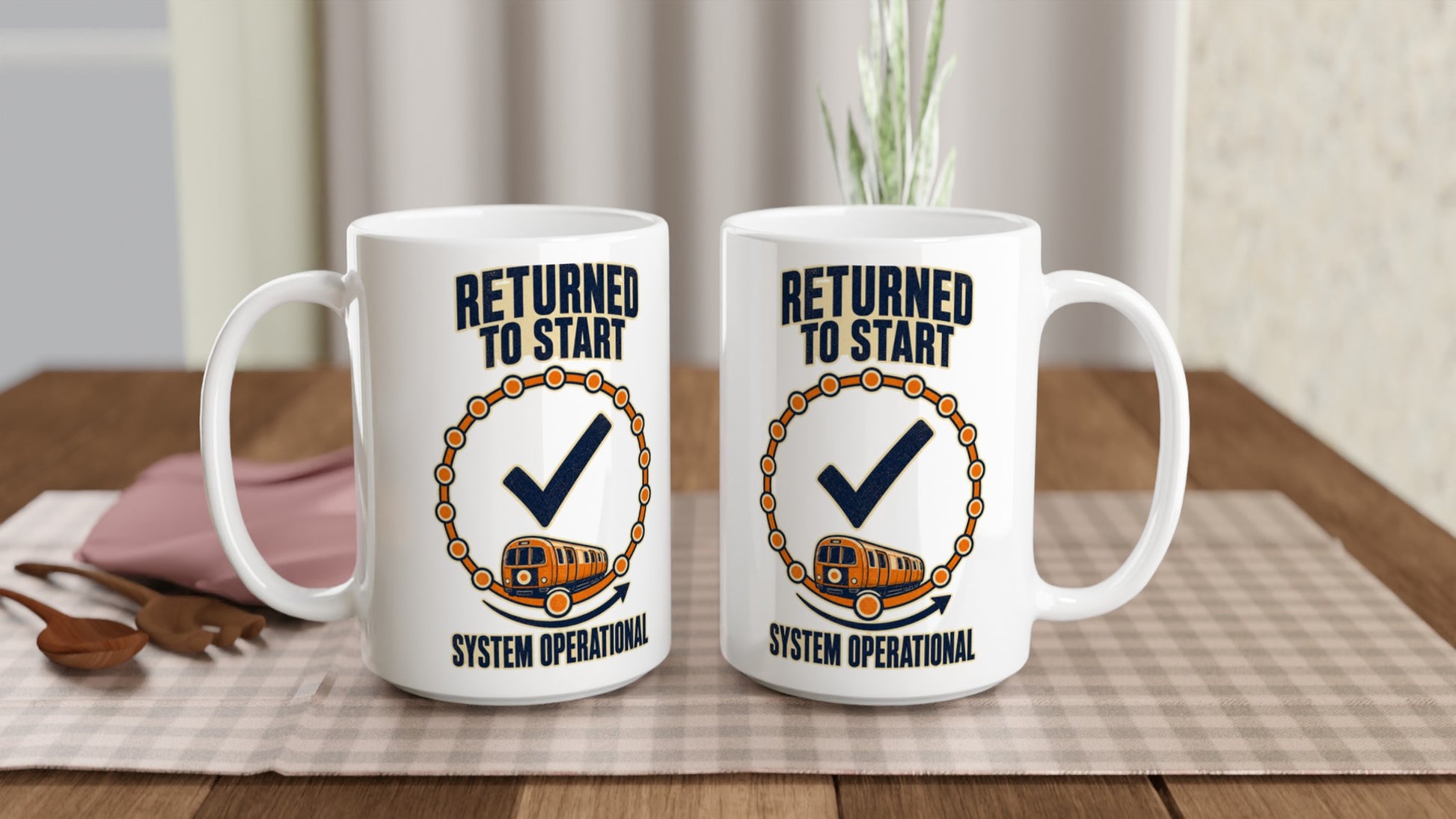 Glasgow Subway: System Operational Large Mug — product view 5