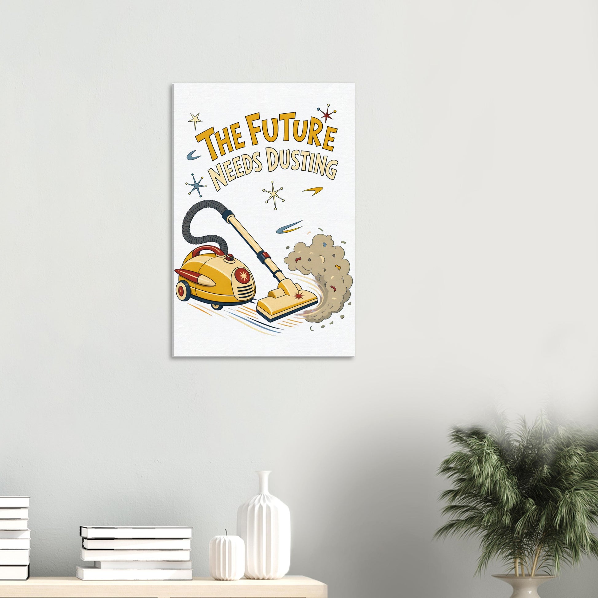 The Future Needs Dusting Canvas — product view 4