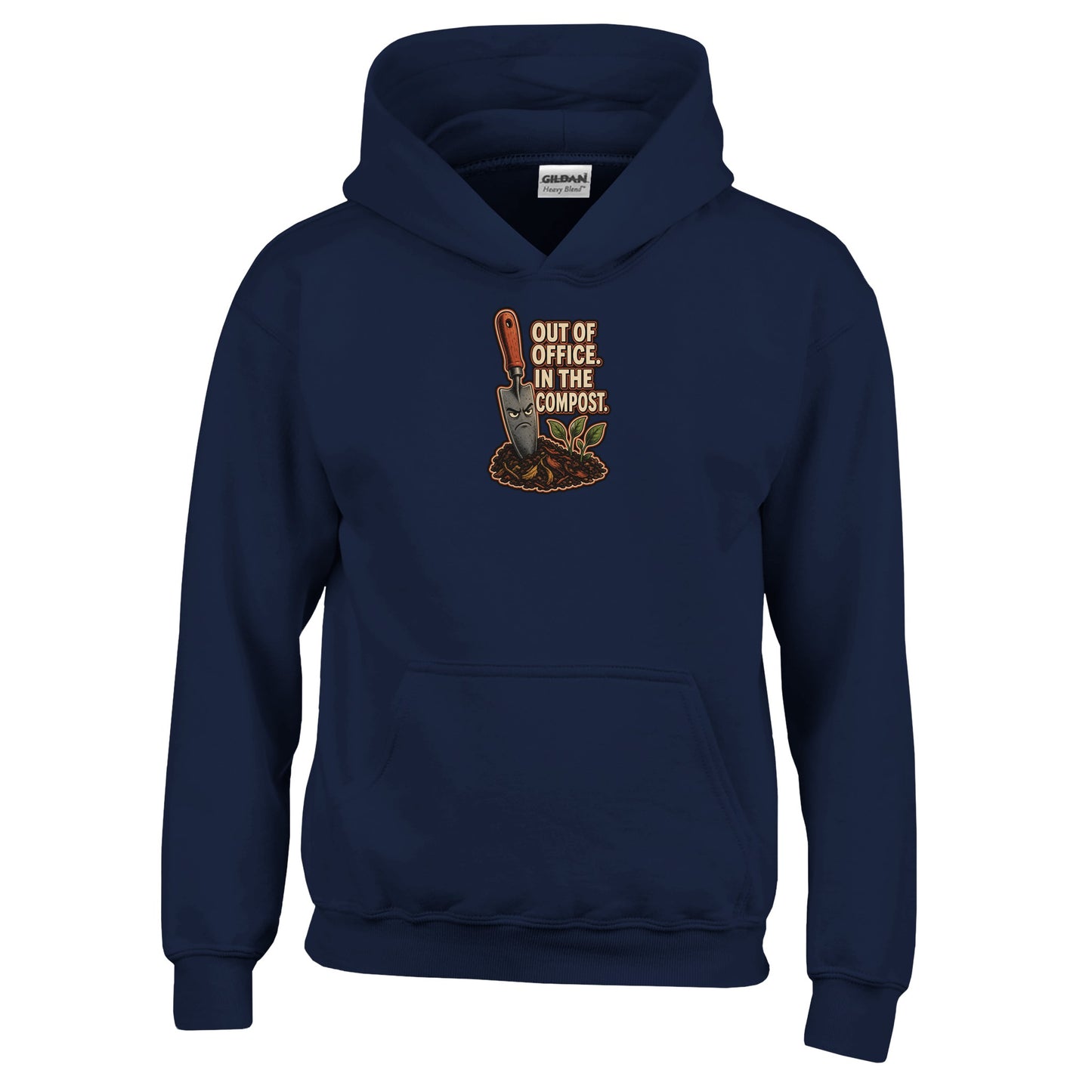 Out of Office, In the Compost Kids' Hoodie — product view 7
