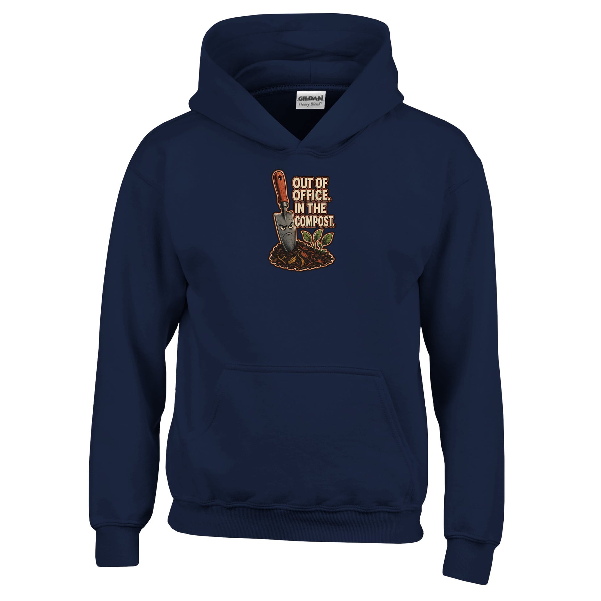 Out of Office, In the Compost Kids' Hoodie — product view 7