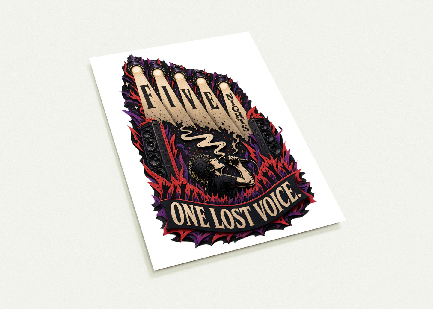 Five Nights, One Lost Voice Postcard Pack — product view 3