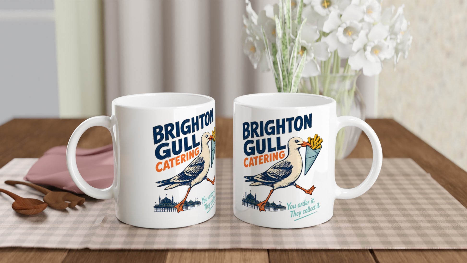 Brighton Gull Catering - You Order It, They Collect It Mug — product view 4