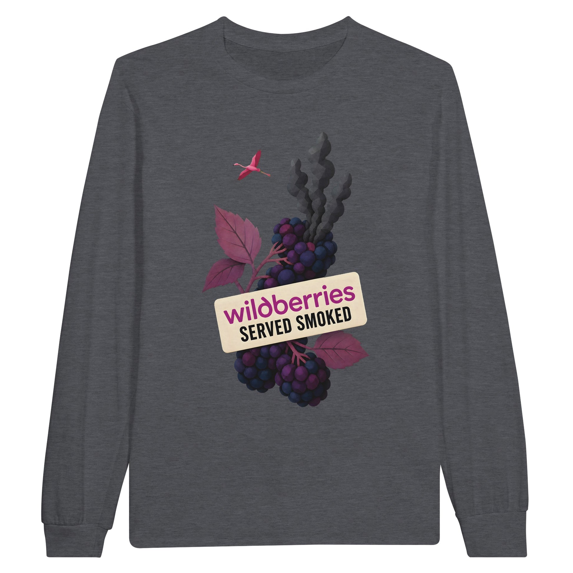 Wildberries, Served Smoked Long-Sleeve T-shirt — product view 2