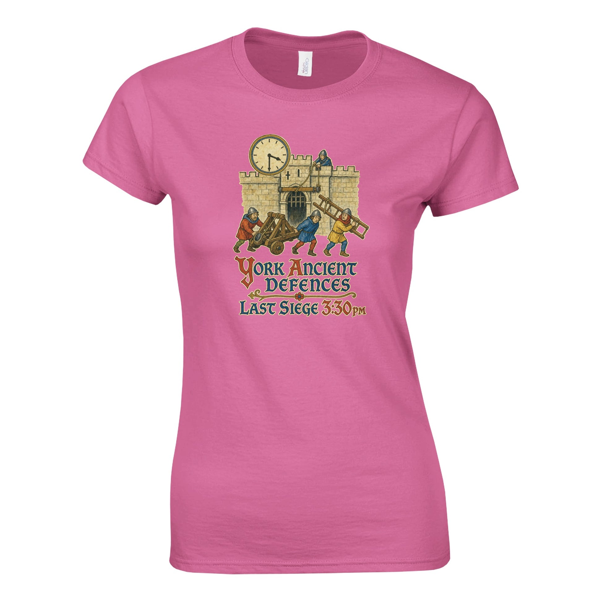 York Ancient Defences – Last Siege 3:30pm Women's T-shirt — product view 3
