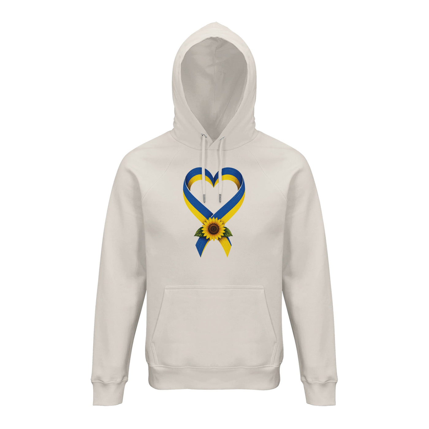 Ukraine Solidarity Ribbon Hoodie