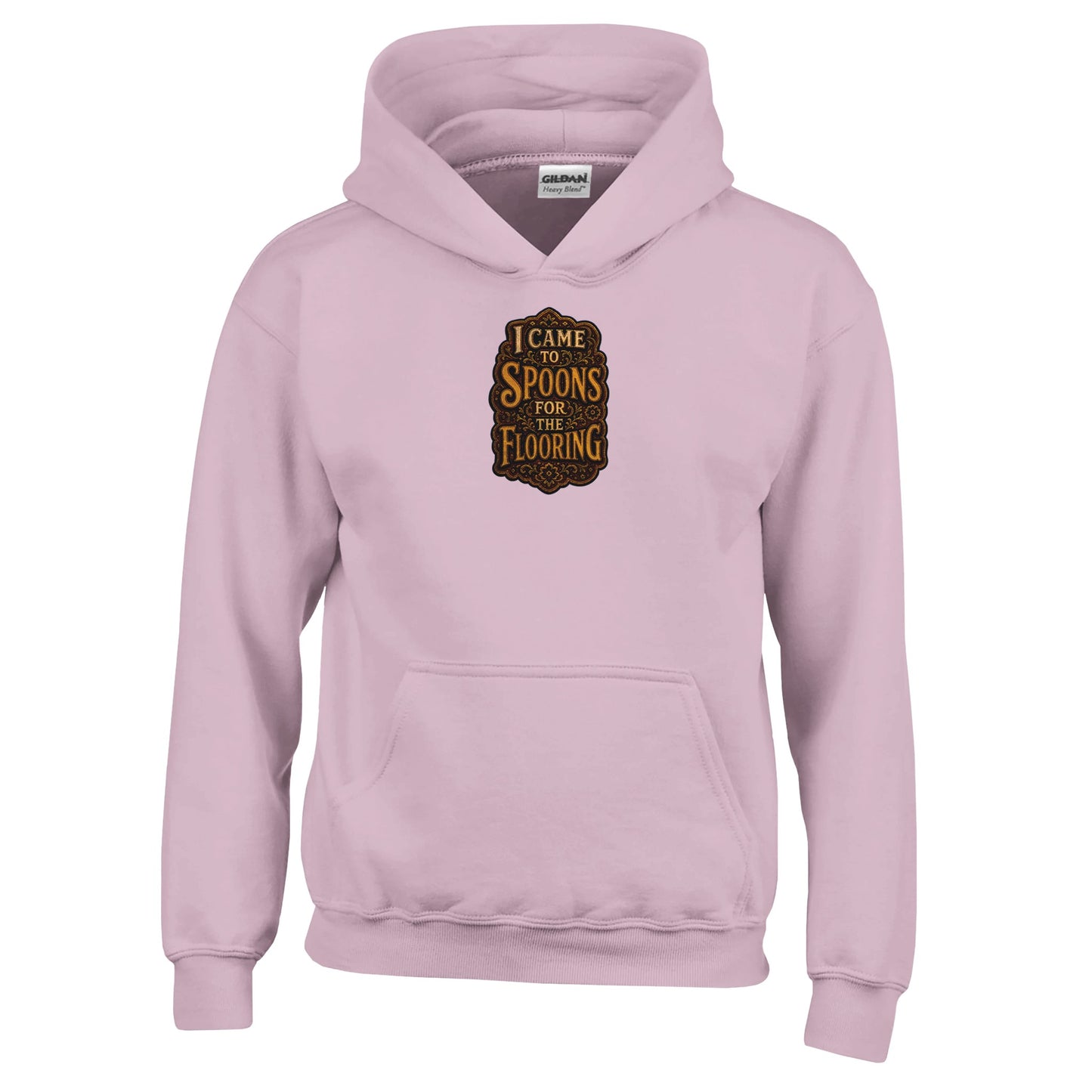 I Came to Spoons for the Flooring Kids' Hoodie — product view 5