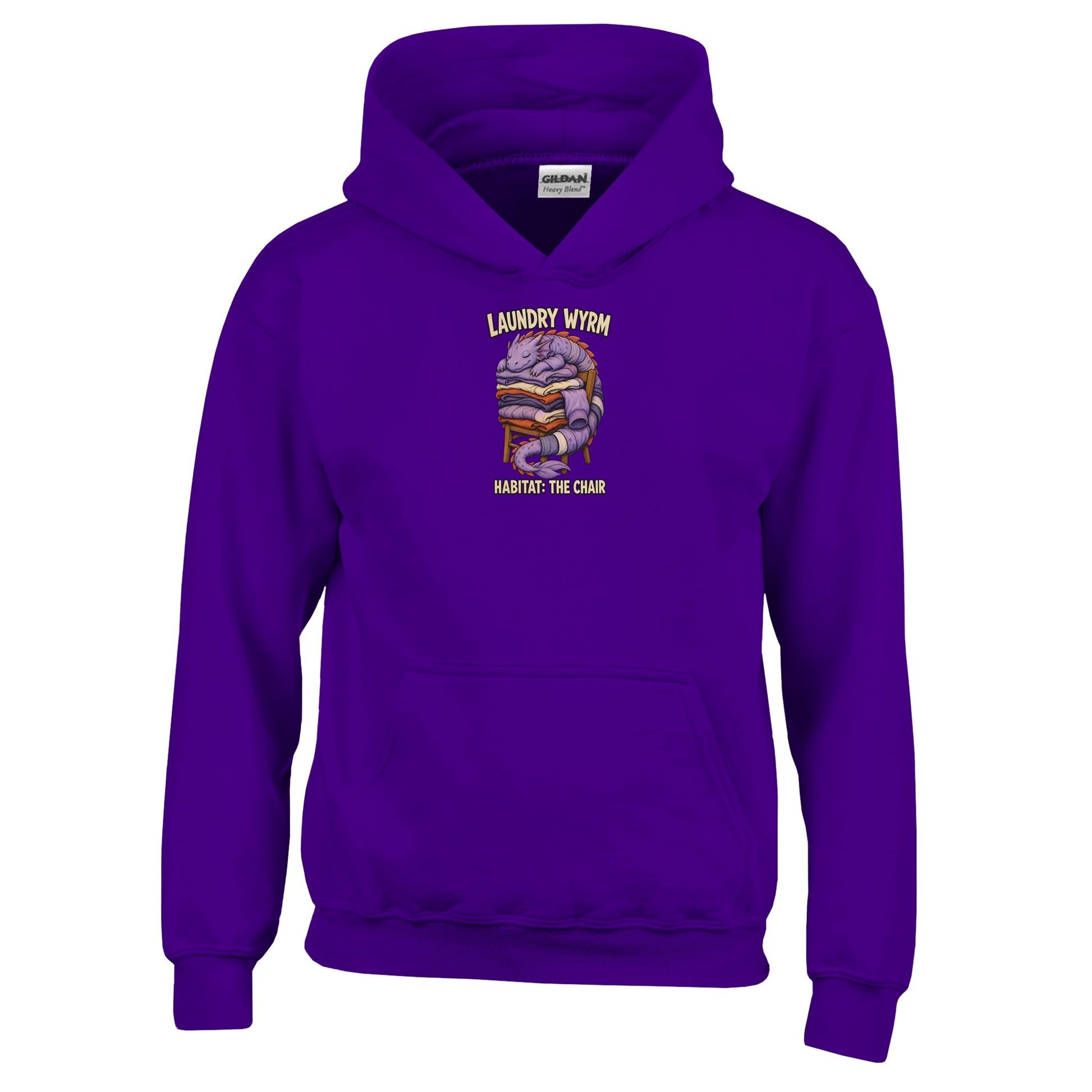 Laundry Wyrm – Habitat: The Chair Kids' Hoodie — product view 10