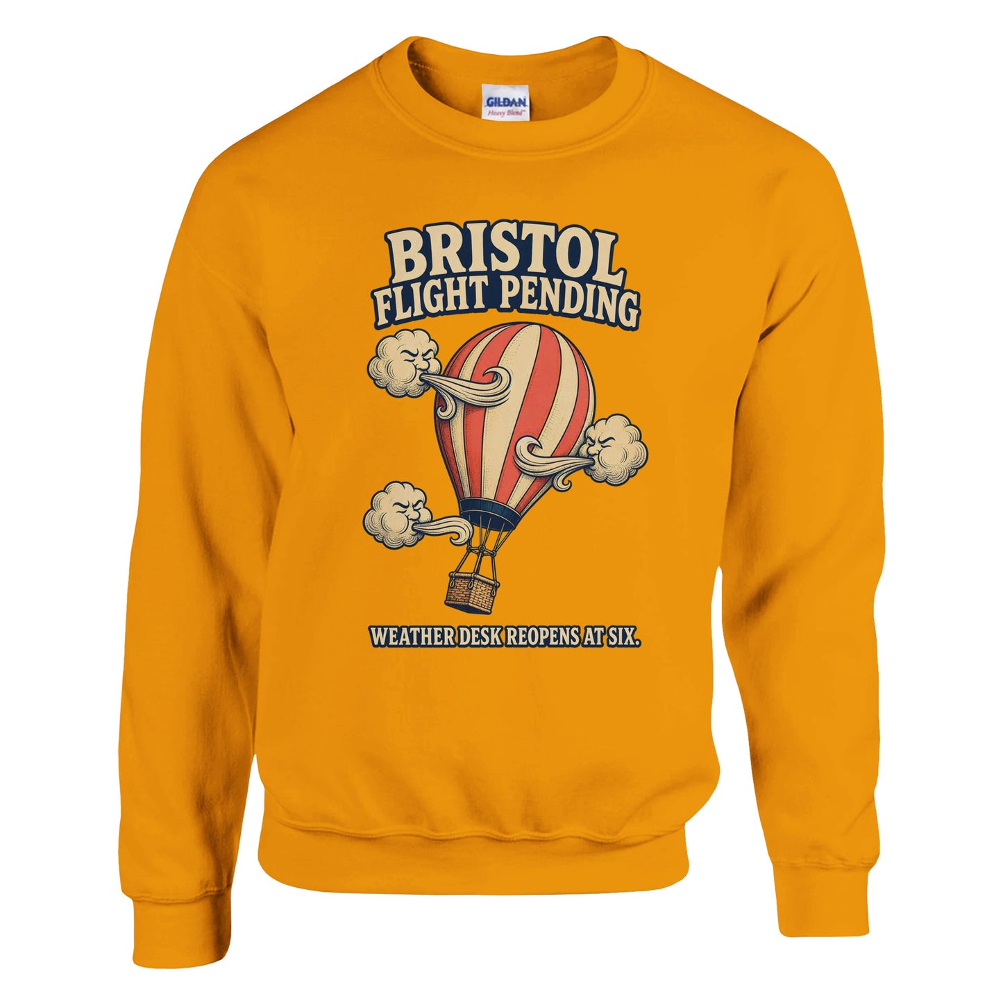 Bristol Flight Pending – Weather Desk Sweatshirt — product view 11