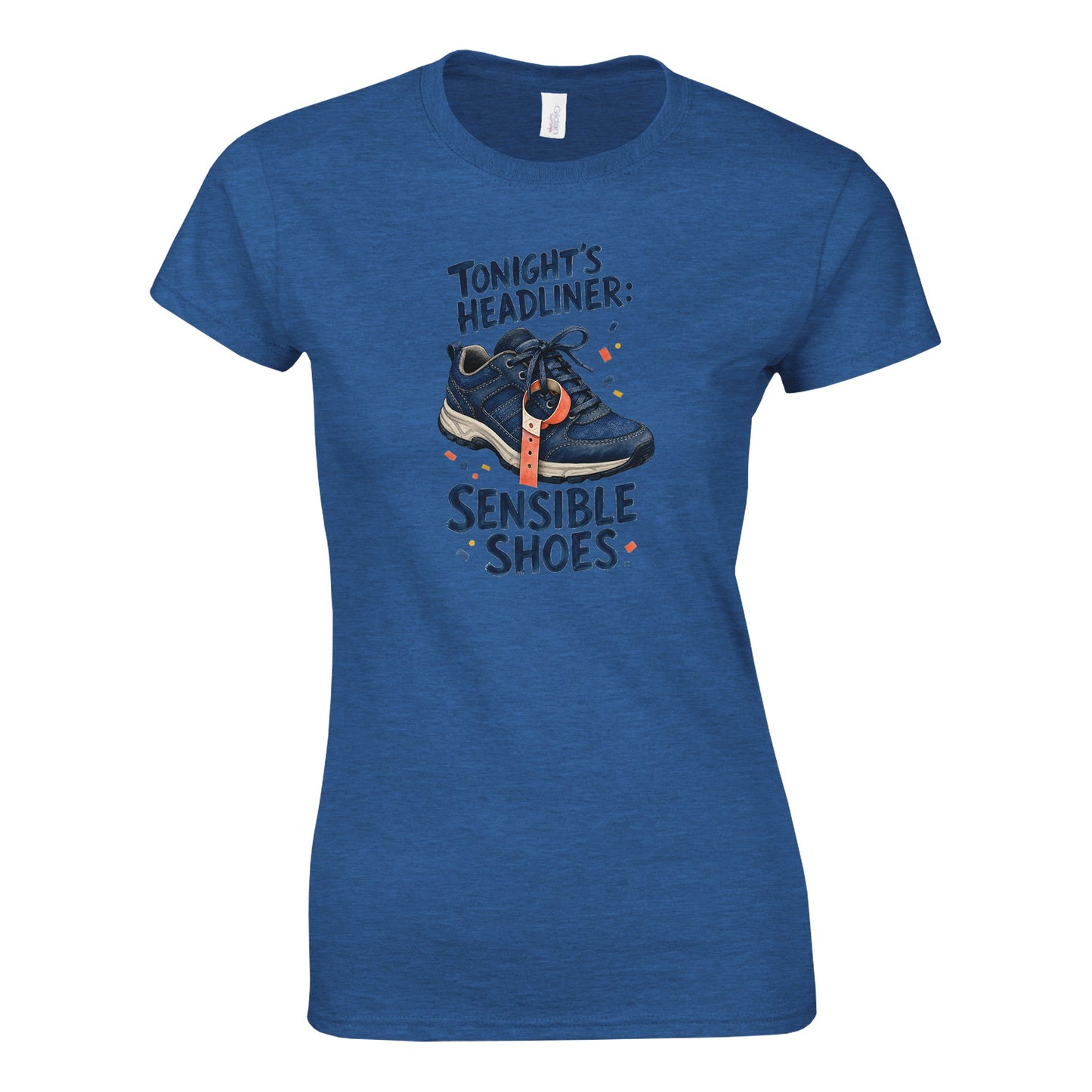 Tonight's Headliner: Sensible Shoes Concert Women's T-shirt — product view 5
