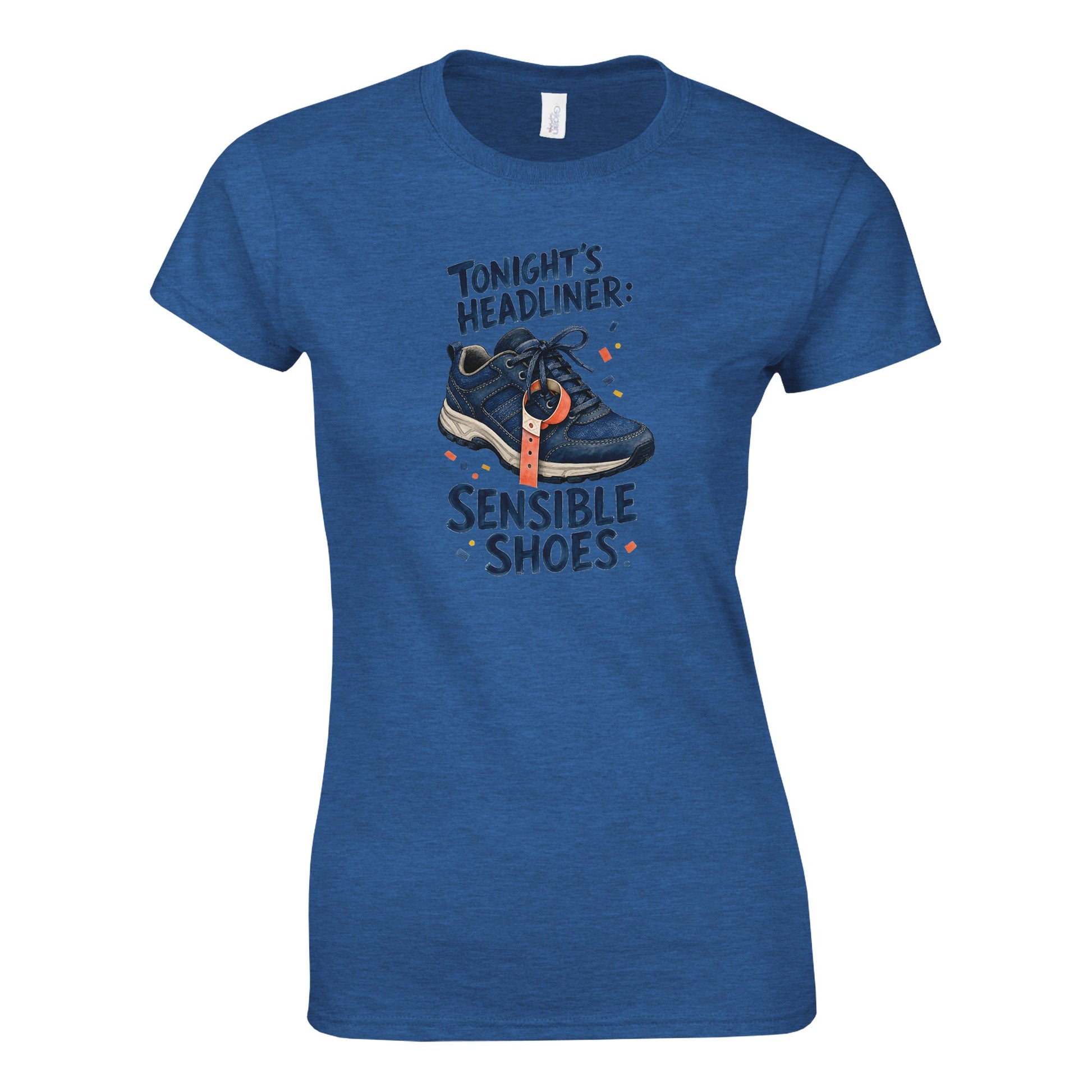 Tonight's Headliner: Sensible Shoes Concert Women's T-shirt — product view 5