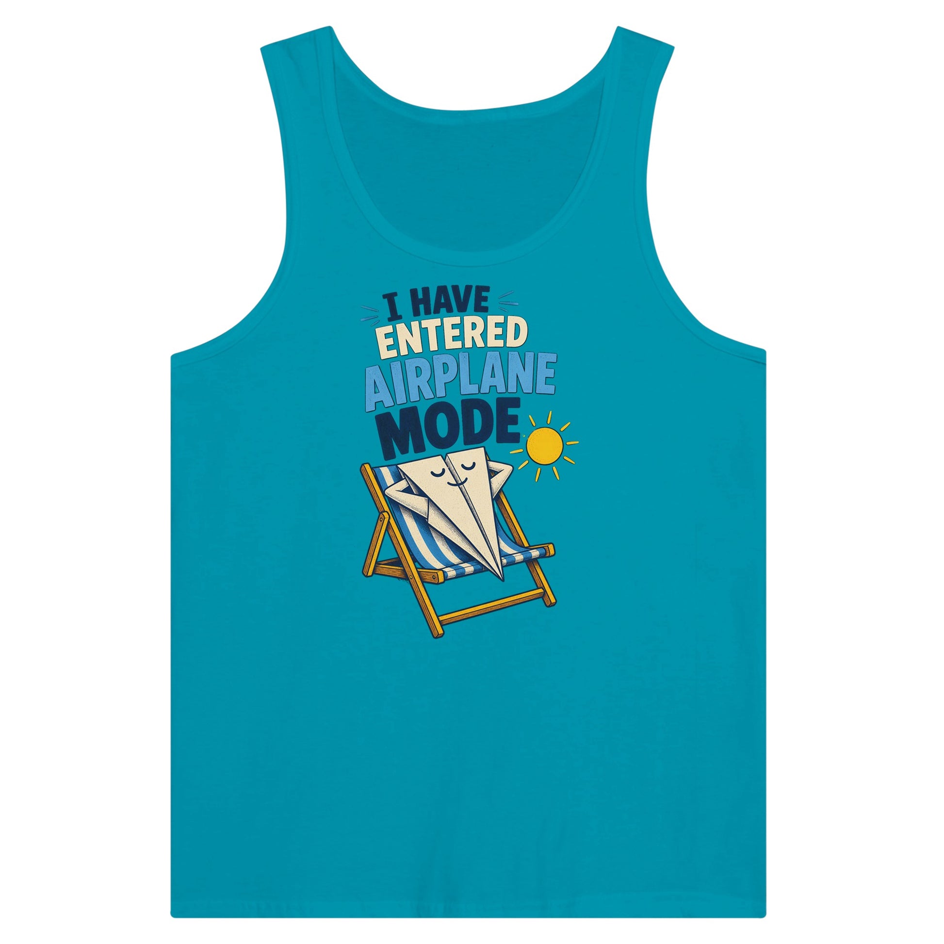 I Have Entered Airplane Mode Graphic Premium Unisex Tank Top — product view 2