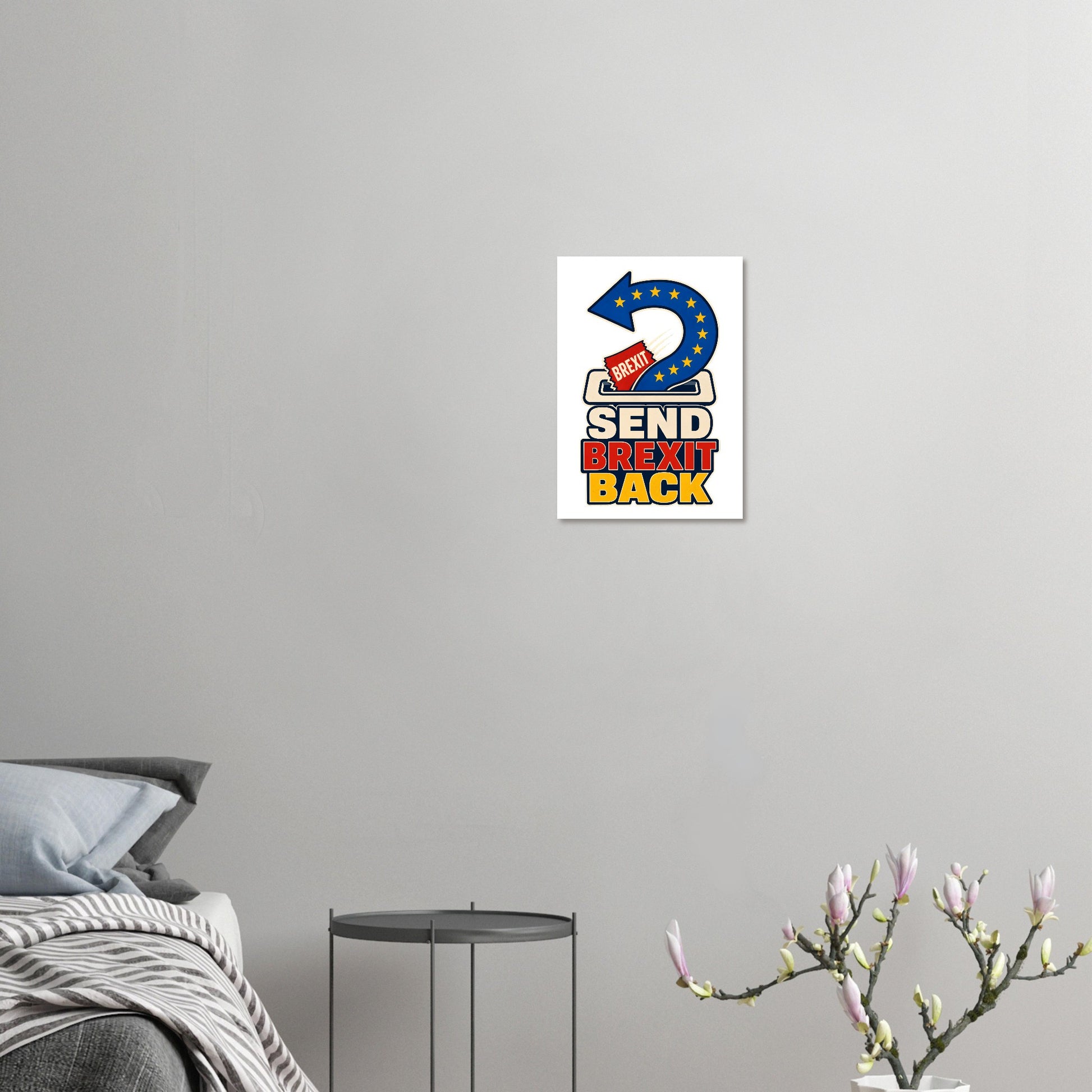Send Brexit Back Pro-EU Graphic Poster — product view 7