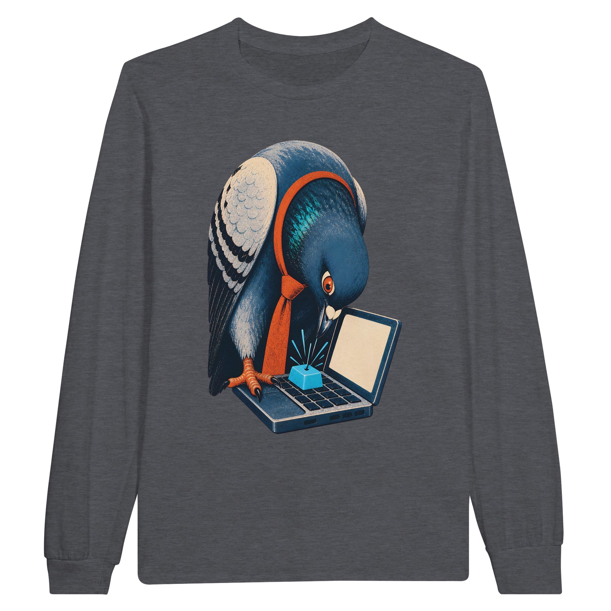 Pigeon Hits Send Long-Sleeve T-shirt — product view 2