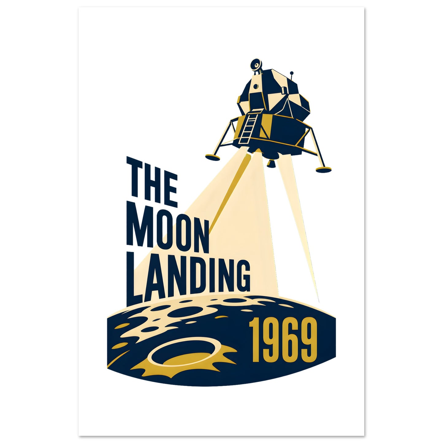 The Moon Landing — 1969 Poster — product view 6