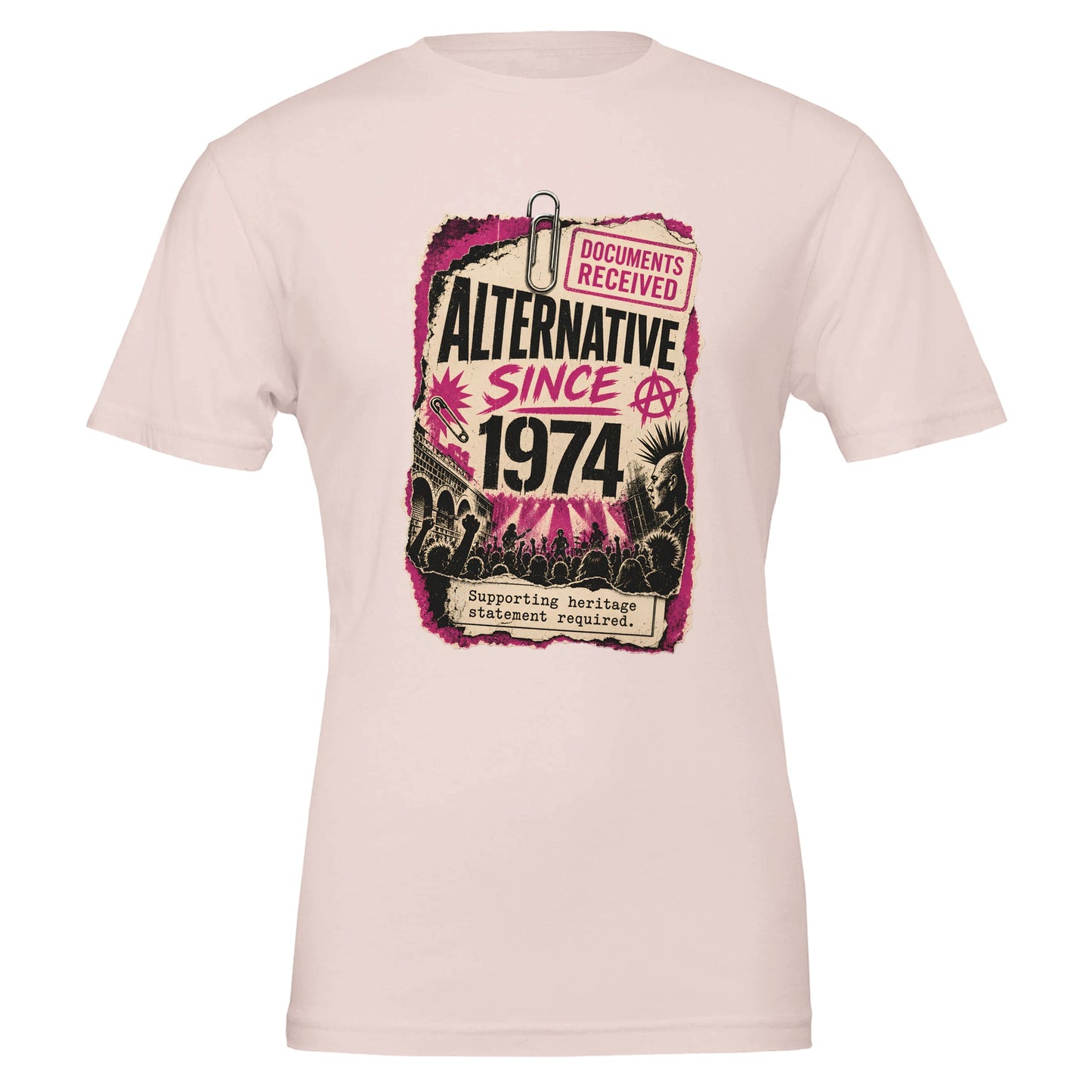 Camden Alternative Since 1974 T-shirt — Illustrated — product view 6