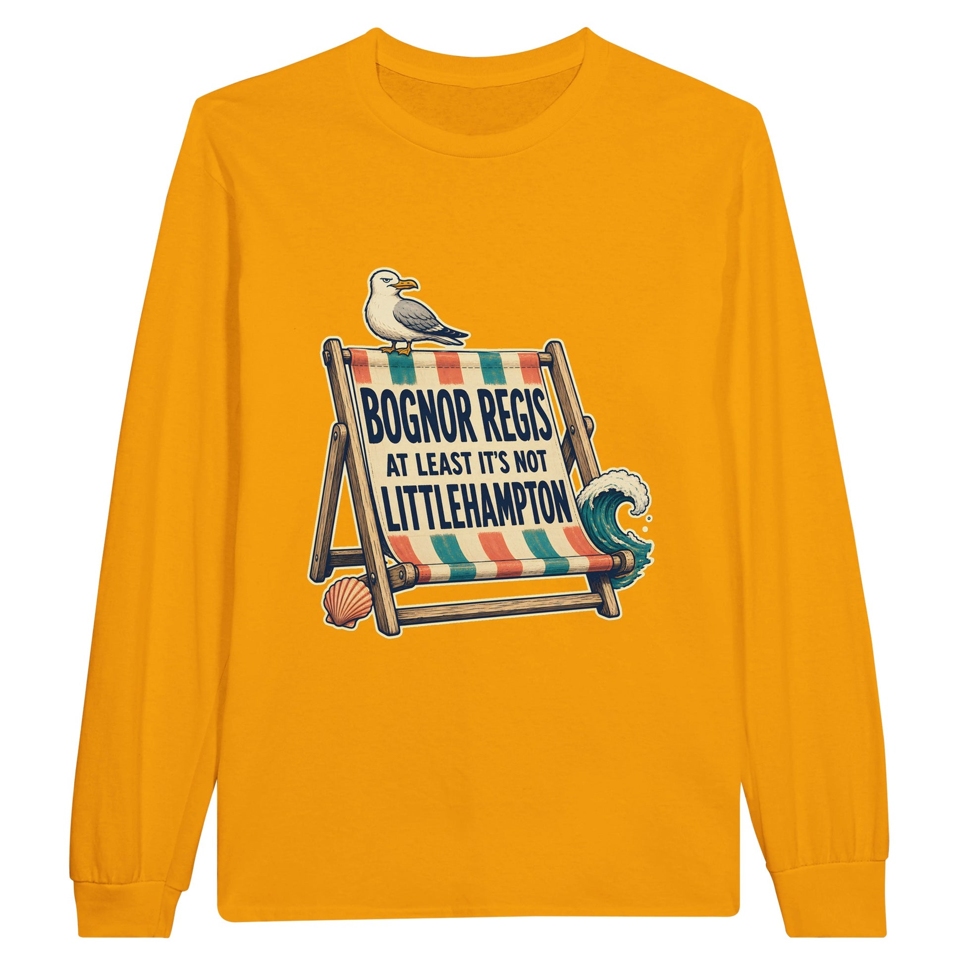 Bognor Regis — At Least It's Not Littlehampton Long-Sleeve T-shirt — product view 4
